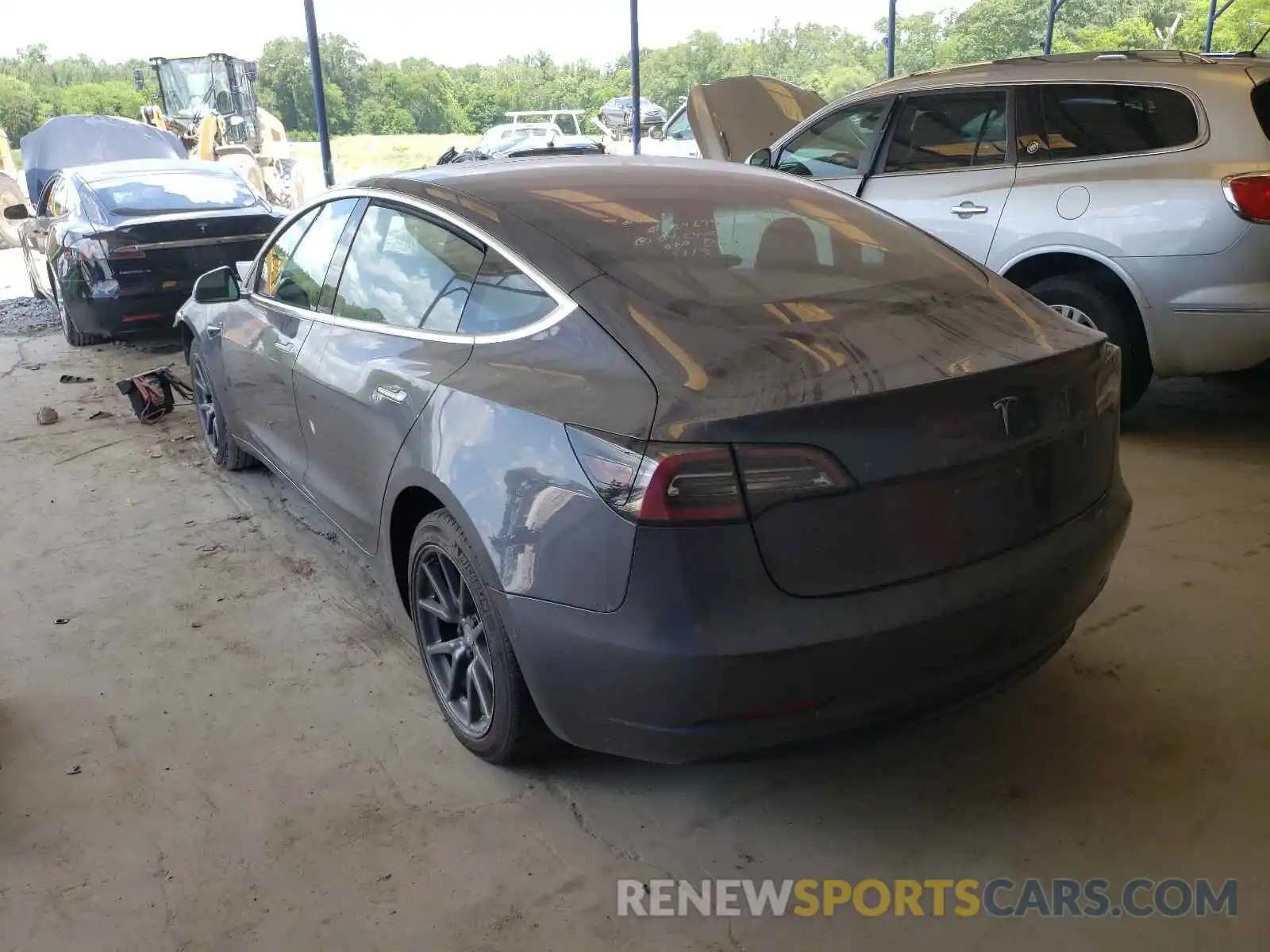 3 Photograph of a damaged car 5YJ3E1EA9KF482932 TESLA MODEL 3 2019