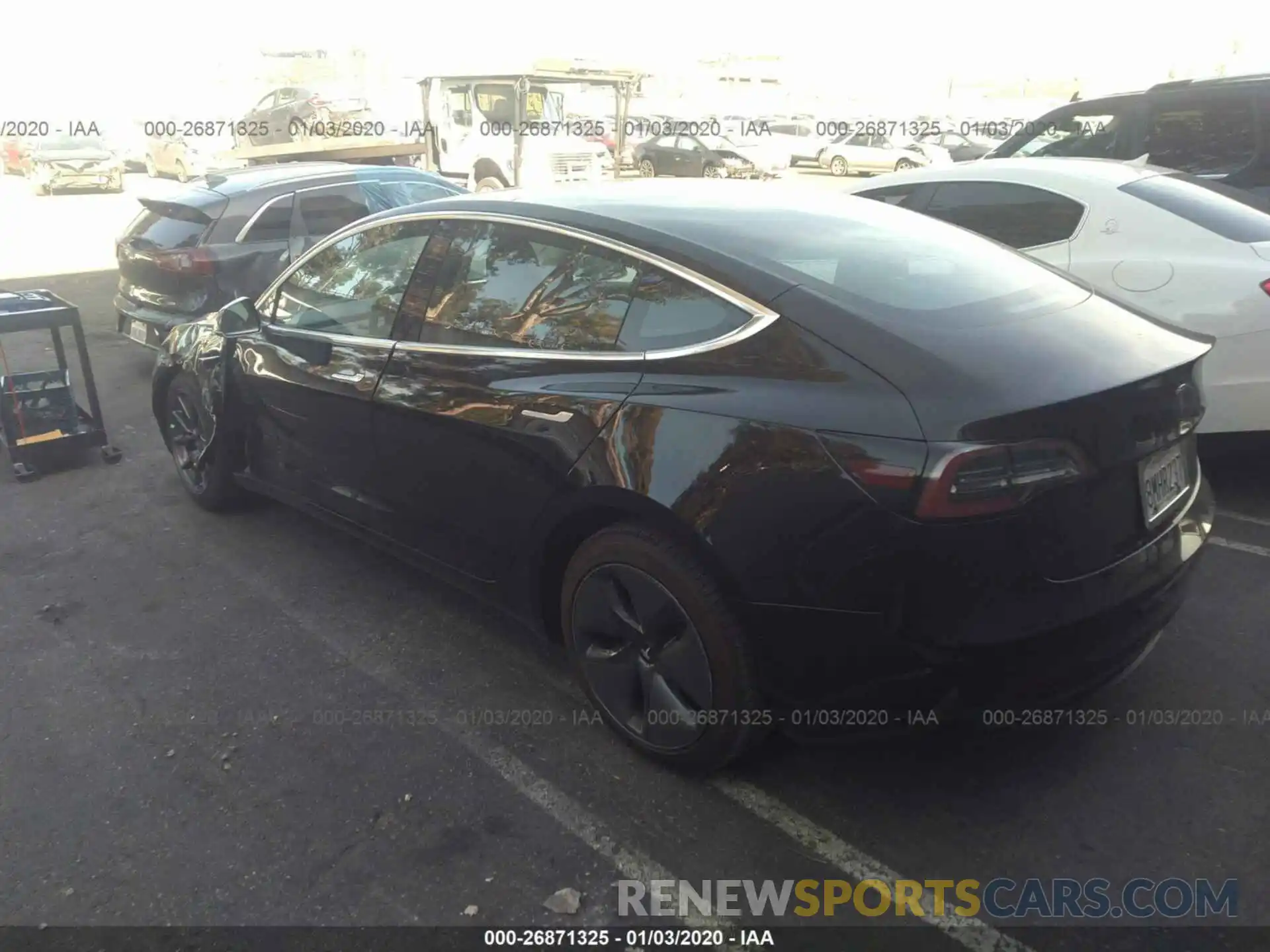 3 Фотография поврежденного автомобиля 5YJ3E1EA9KF485734 TESLA MODEL 3 2019