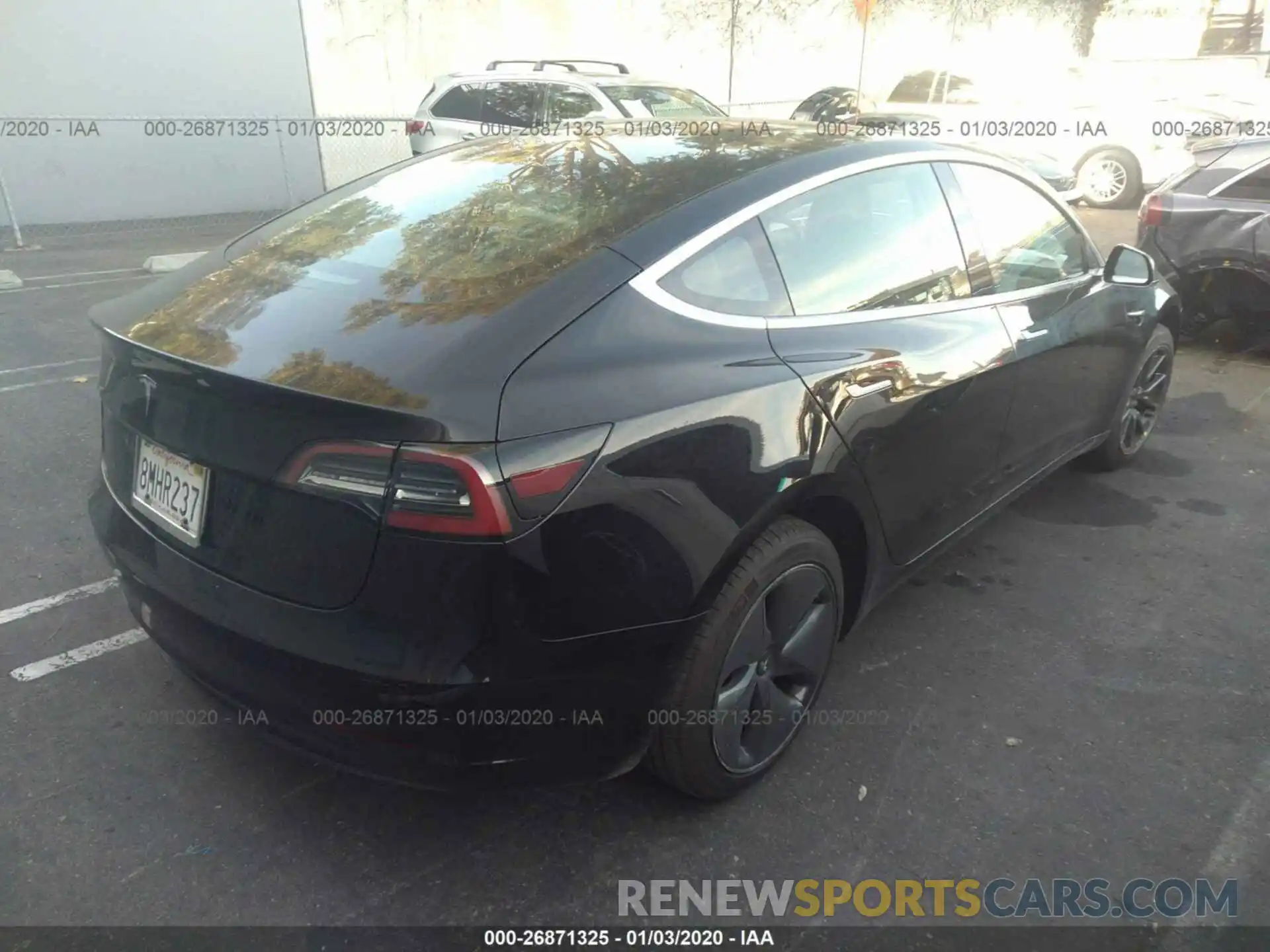 4 Photograph of a damaged car 5YJ3E1EA9KF485734 TESLA MODEL 3 2019