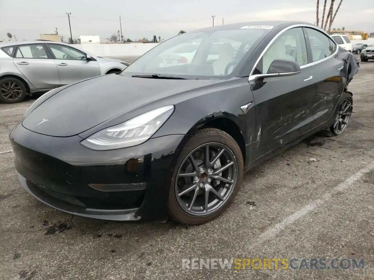 2 Фотография поврежденного автомобиля 5YJ3E1EA9KF486270 TESLA MODEL 3 2019