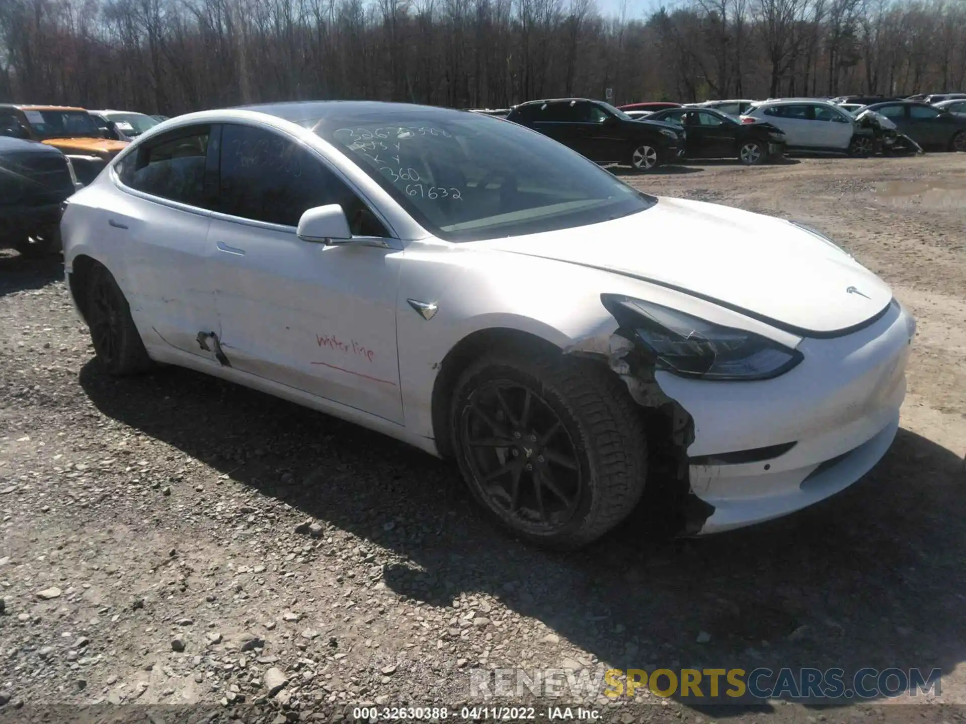 1 Photograph of a damaged car 5YJ3E1EA9KF509272 TESLA MODEL 3 2019