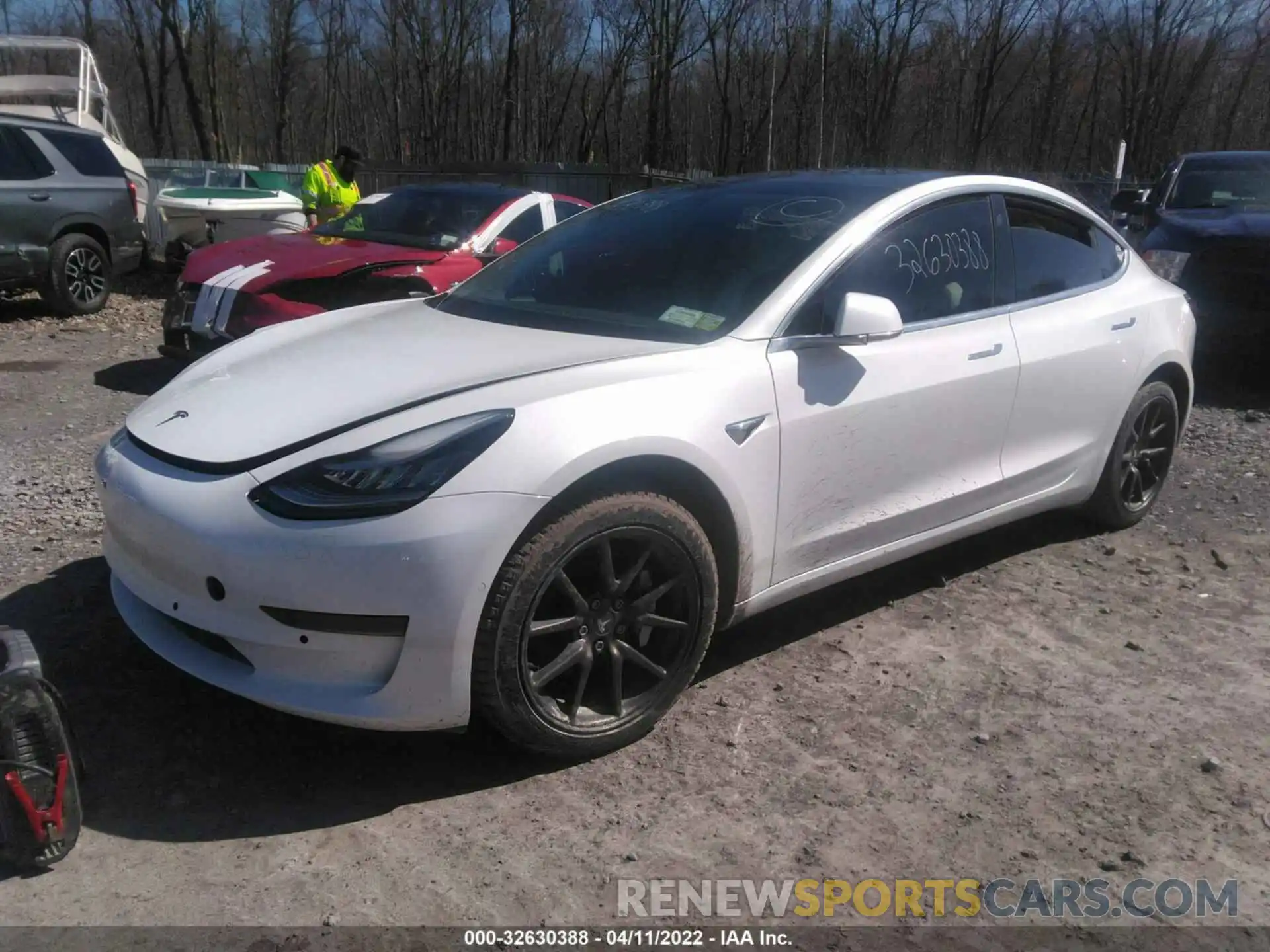 2 Photograph of a damaged car 5YJ3E1EA9KF509272 TESLA MODEL 3 2019