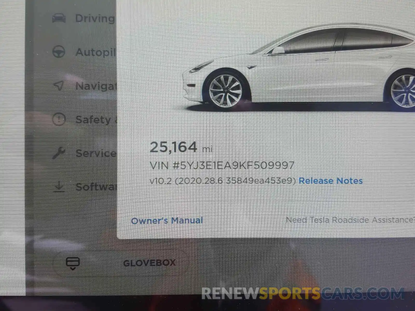 8 Фотография поврежденного автомобиля 5YJ3E1EA9KF509997 TESLA MODEL 3 2019