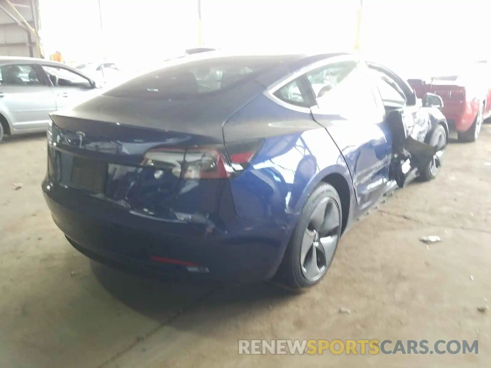 4 Photograph of a damaged car 5YJ3E1EAXKF190464 TESLA MODEL 3 2019