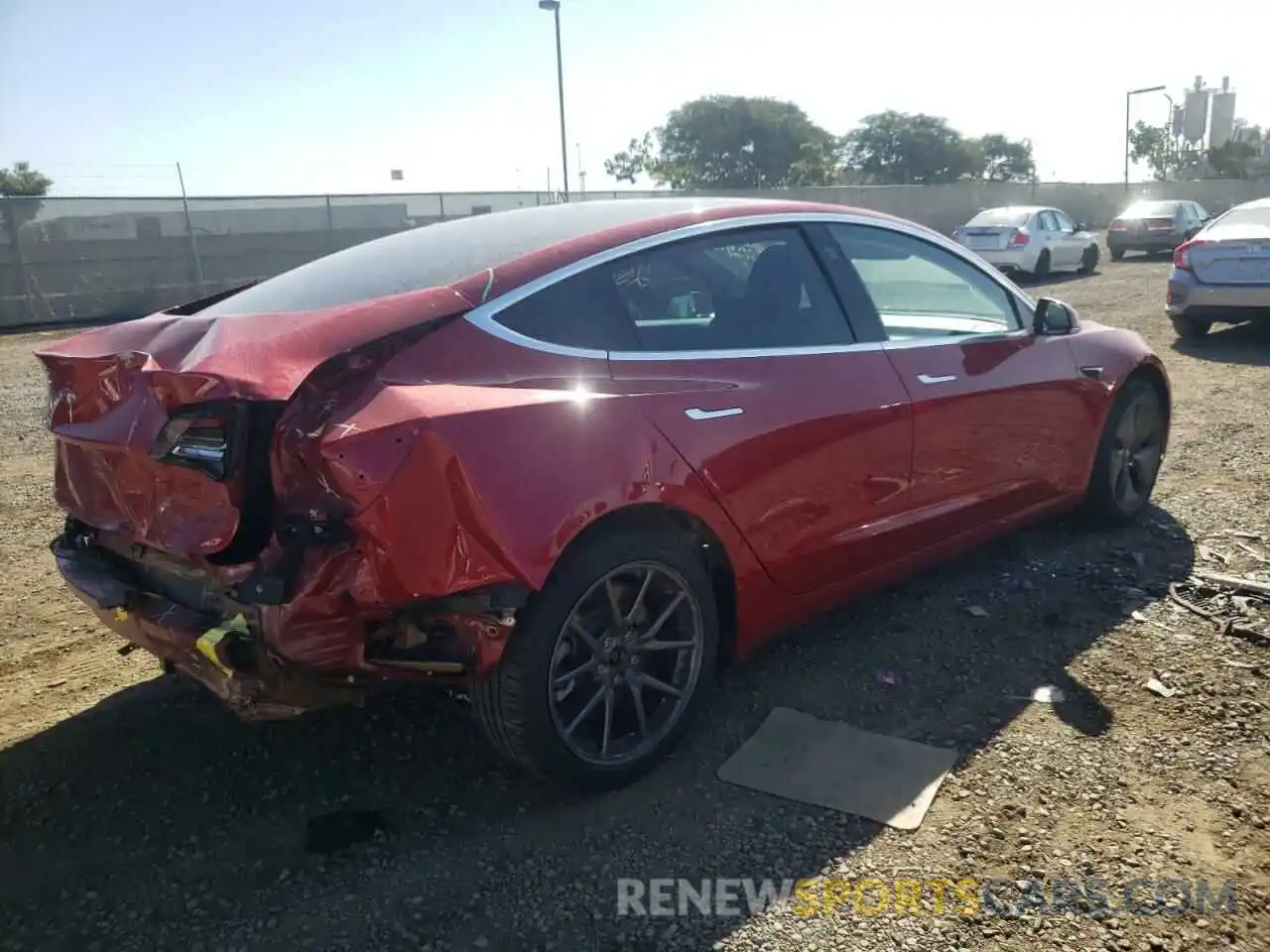 4 Photograph of a damaged car 5YJ3E1EAXKF190741 TESLA MODEL 3 2019