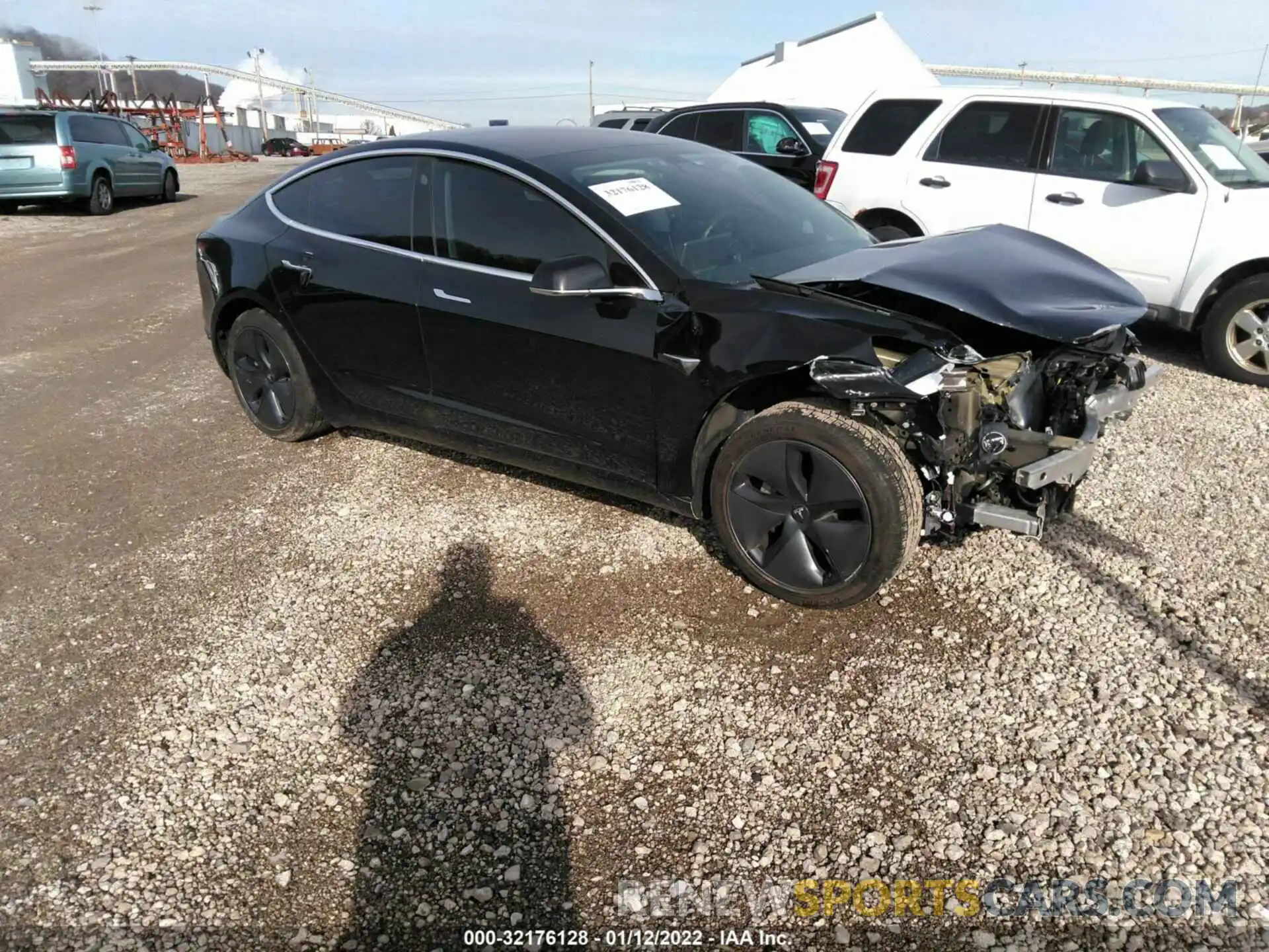 1 Фотография поврежденного автомобиля 5YJ3E1EAXKF192909 TESLA MODEL 3 2019