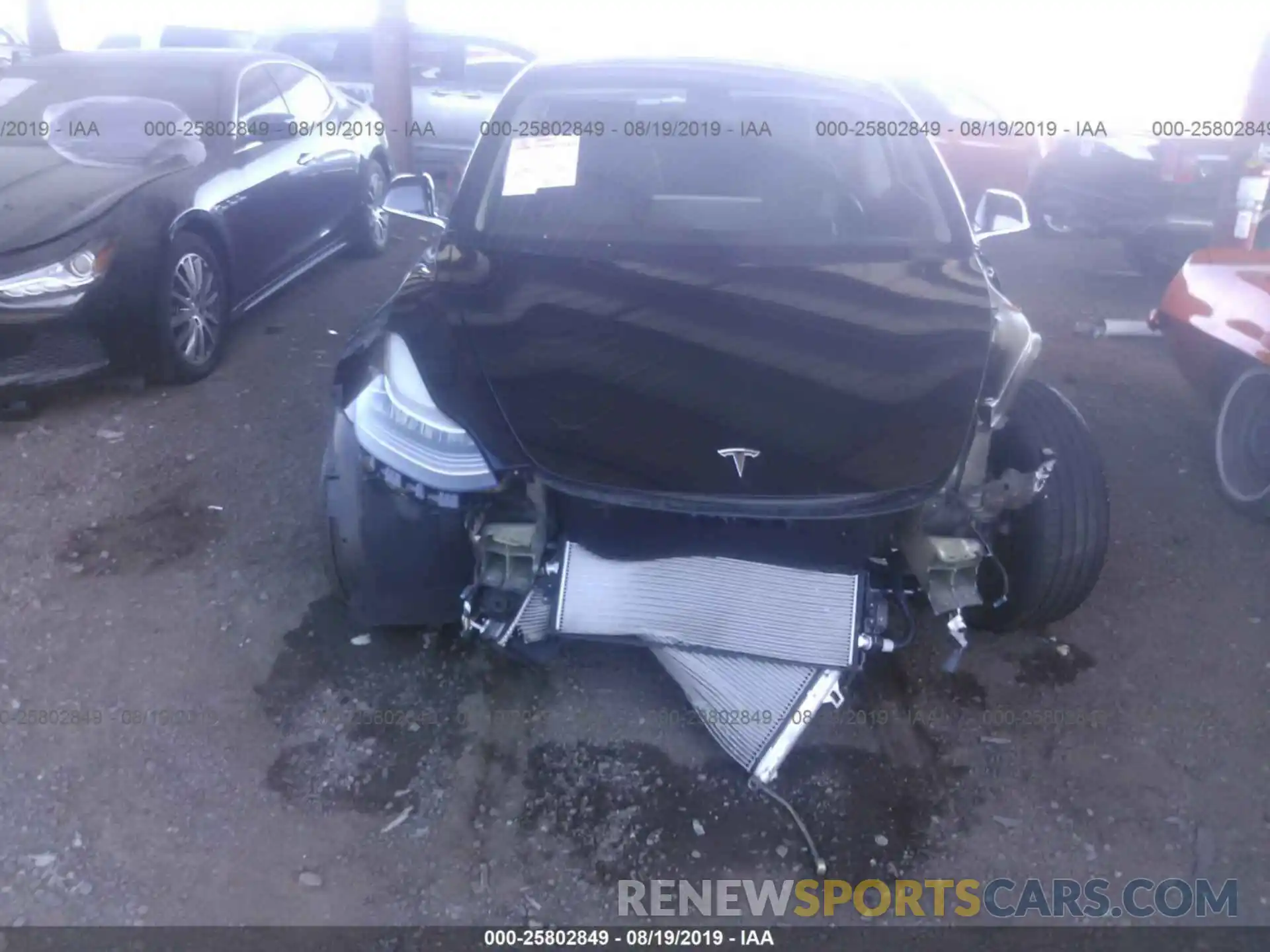 6 Photograph of a damaged car 5YJ3E1EAXKF193042 TESLA MODEL 3 2019