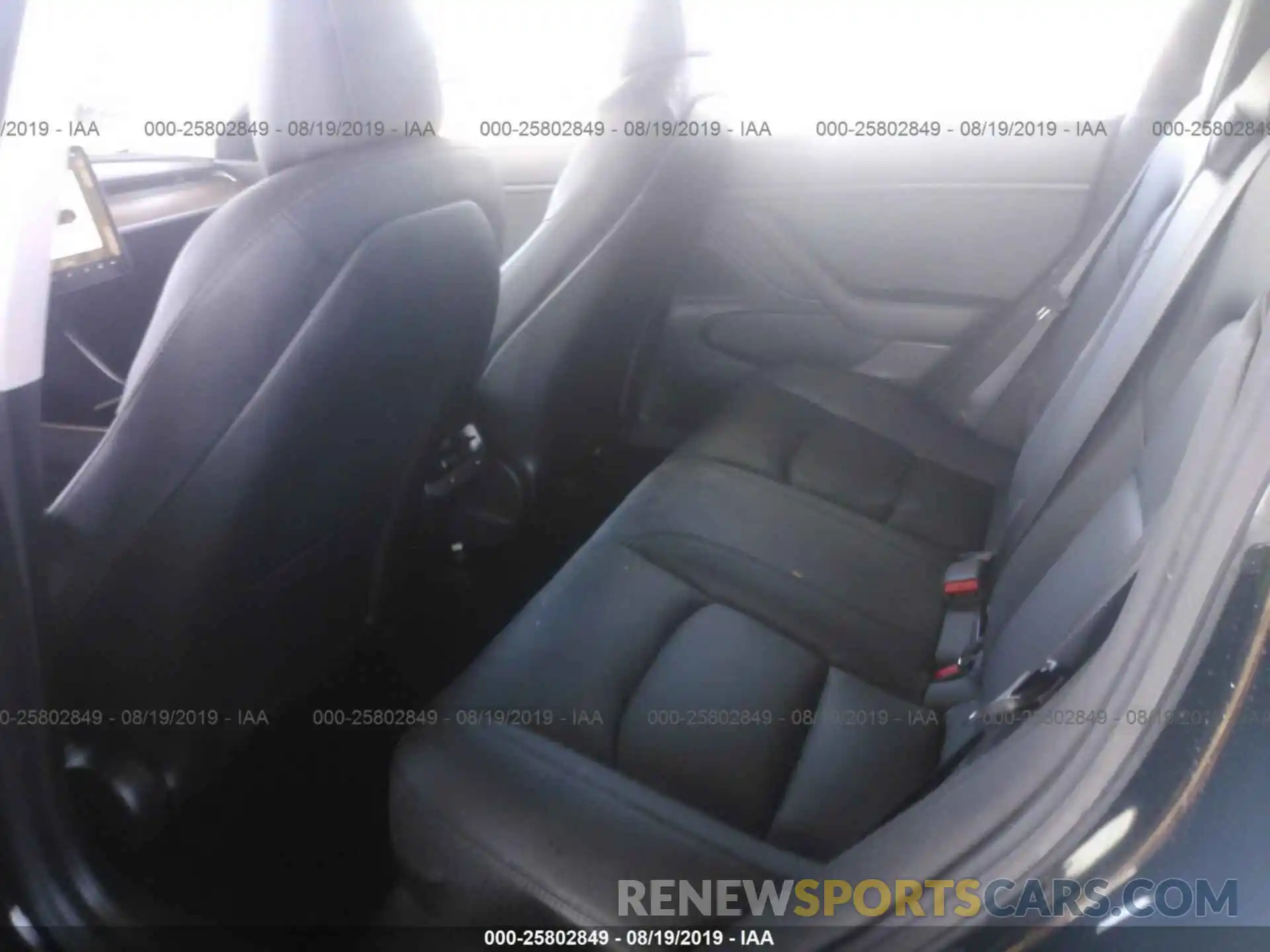 8 Photograph of a damaged car 5YJ3E1EAXKF193042 TESLA MODEL 3 2019