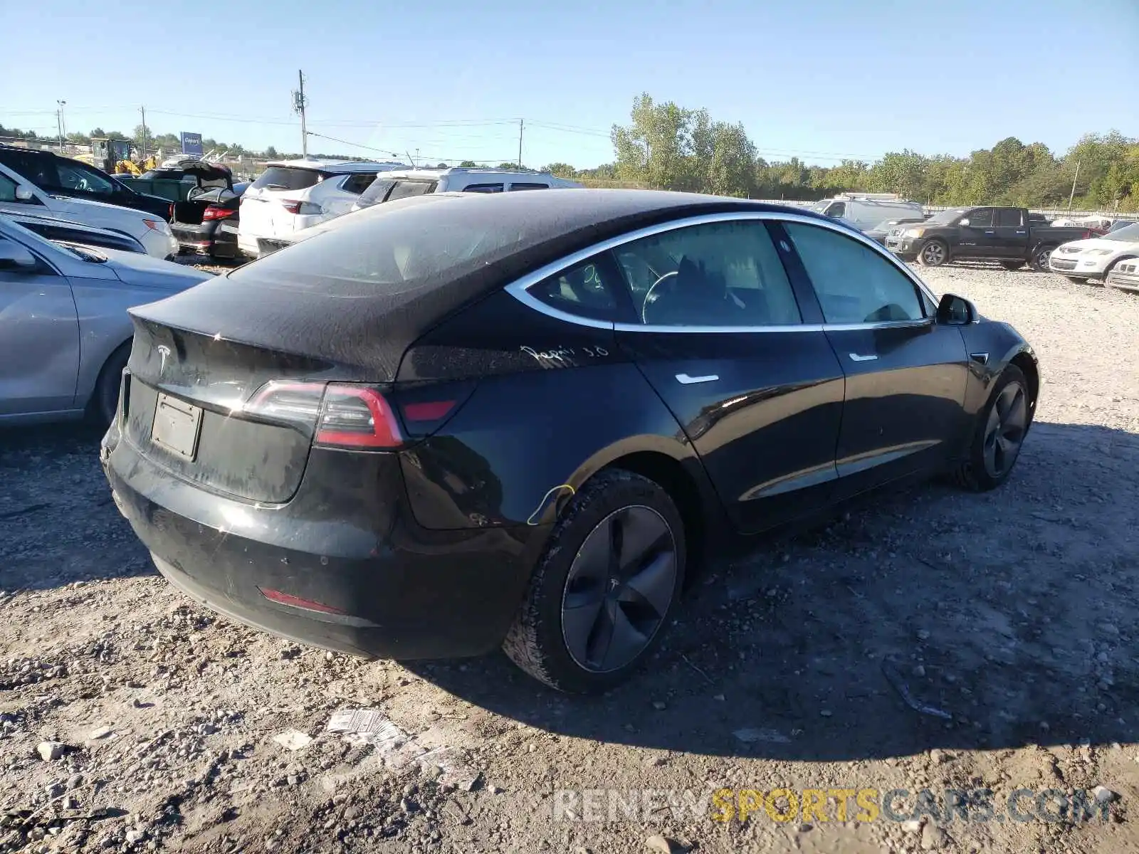 4 Фотография поврежденного автомобиля 5YJ3E1EAXKF296364 TESLA MODEL 3 2019