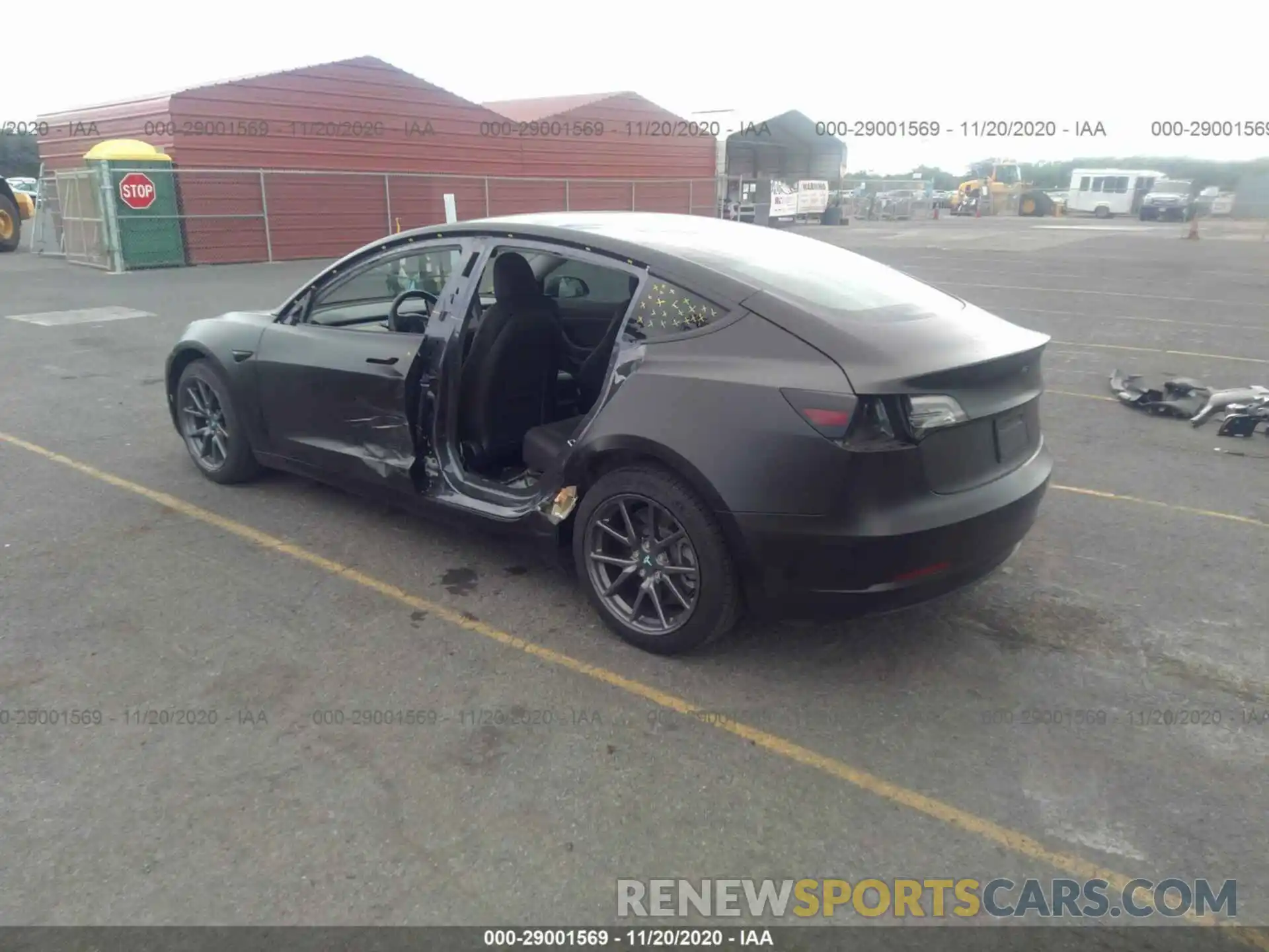 3 Photograph of a damaged car 5YJ3E1EAXKF298535 TESLA MODEL 3 2019