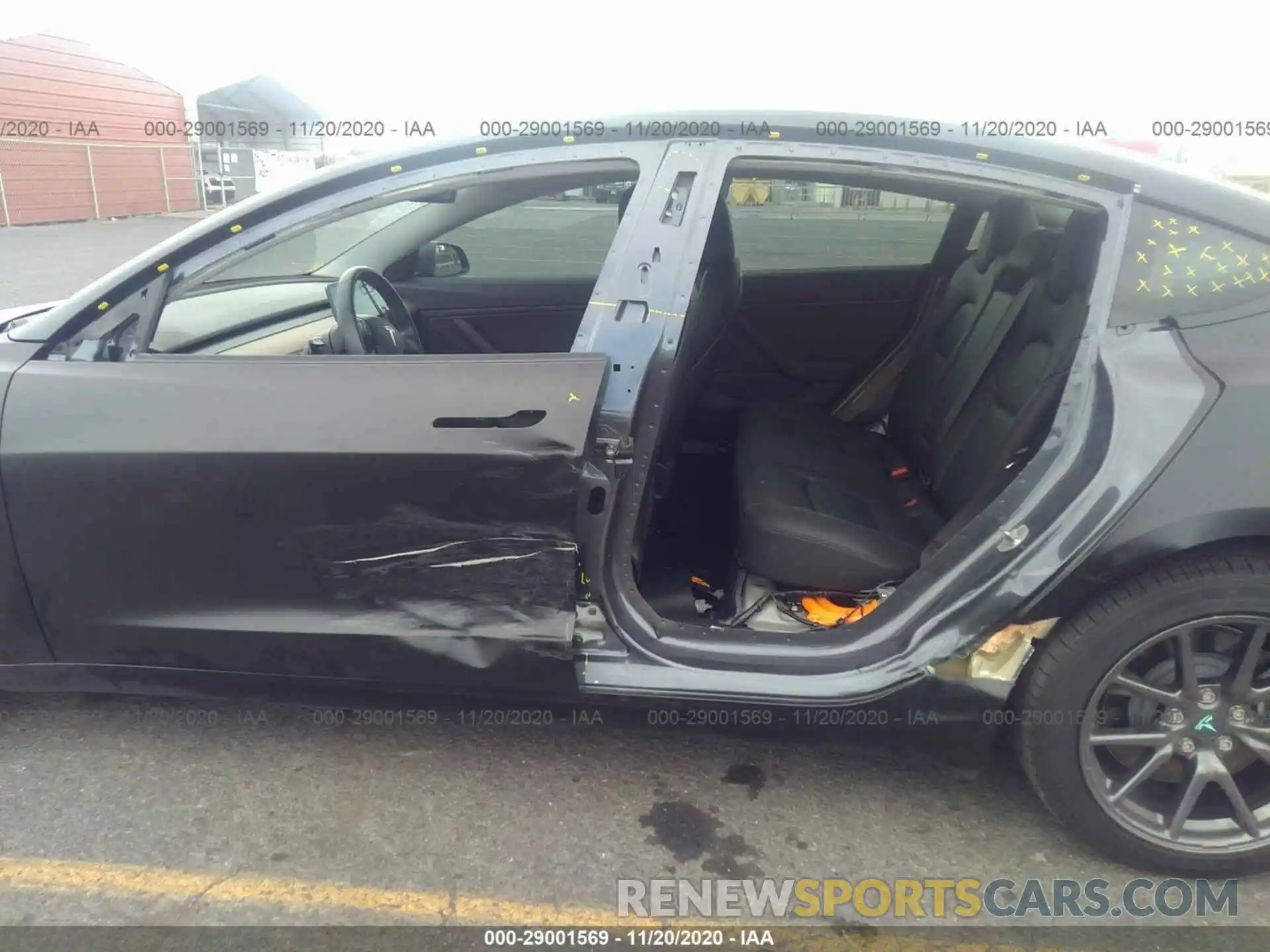 6 Photograph of a damaged car 5YJ3E1EAXKF298535 TESLA MODEL 3 2019