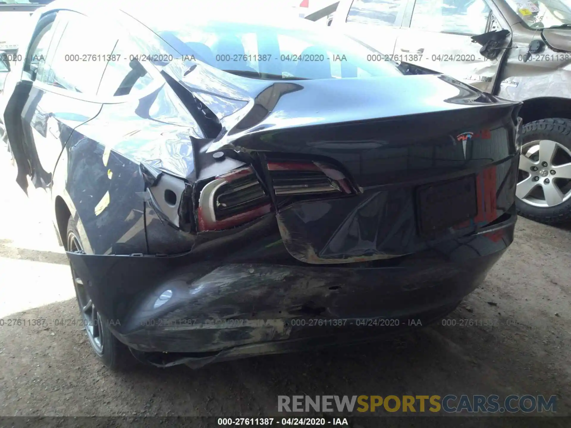 6 Photograph of a damaged car 5YJ3E1EAXKF298695 TESLA MODEL 3 2019