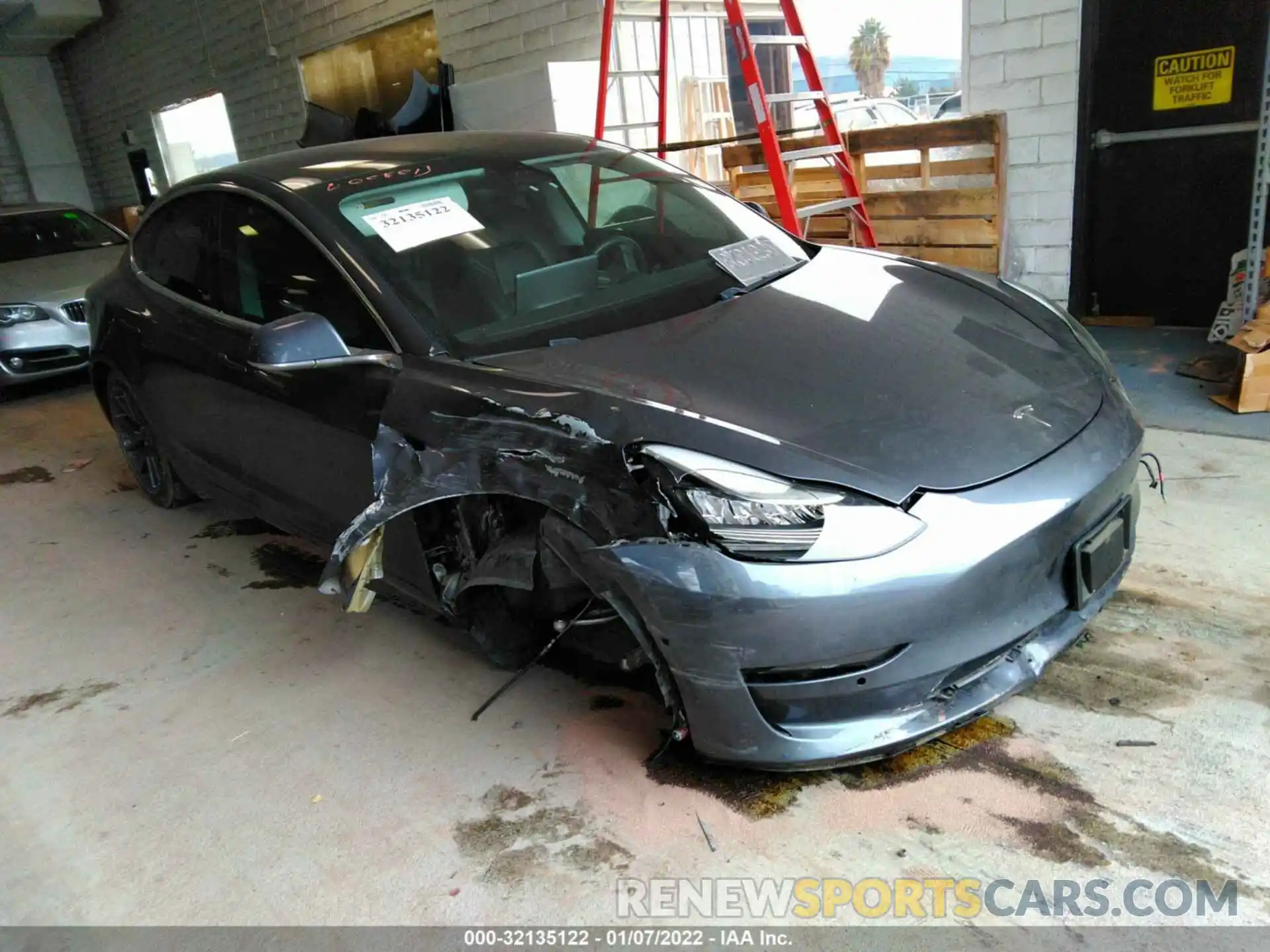 1 Photograph of a damaged car 5YJ3E1EAXKF298793 TESLA MODEL 3 2019