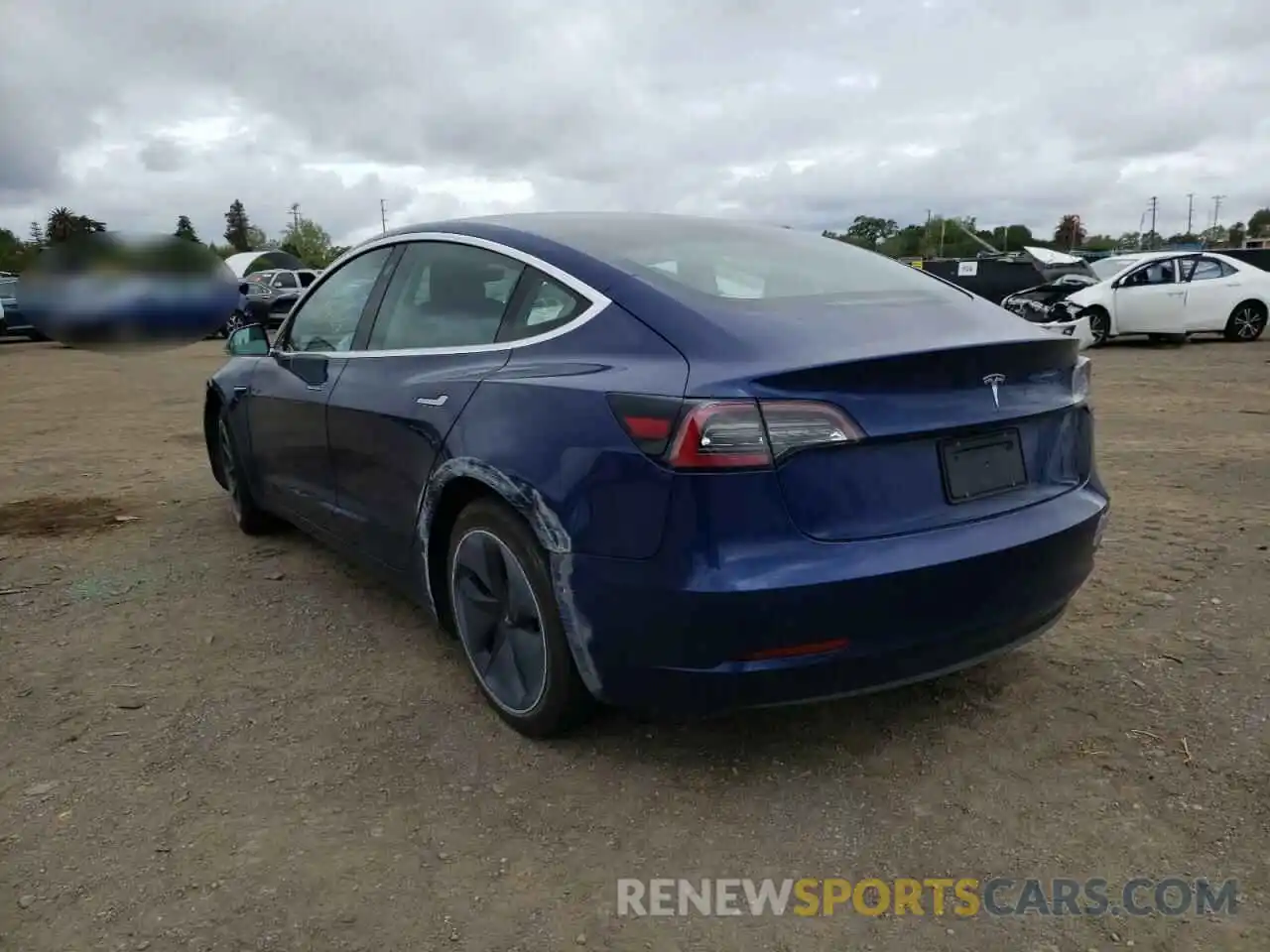 3 Photograph of a damaged car 5YJ3E1EAXKF299698 TESLA MODEL 3 2019