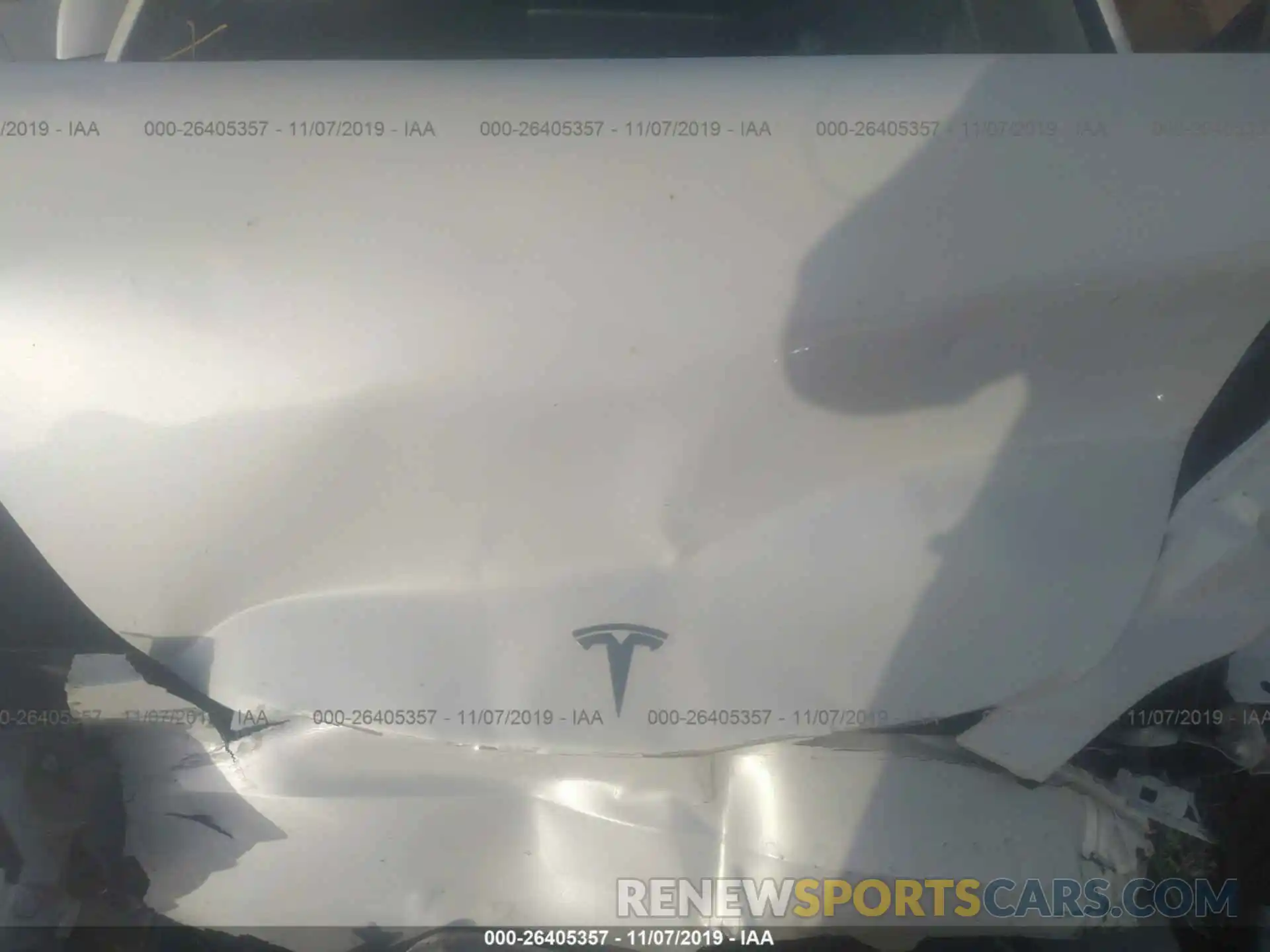 10 Photograph of a damaged car 5YJ3E1EAXKF299930 TESLA MODEL 3 2019