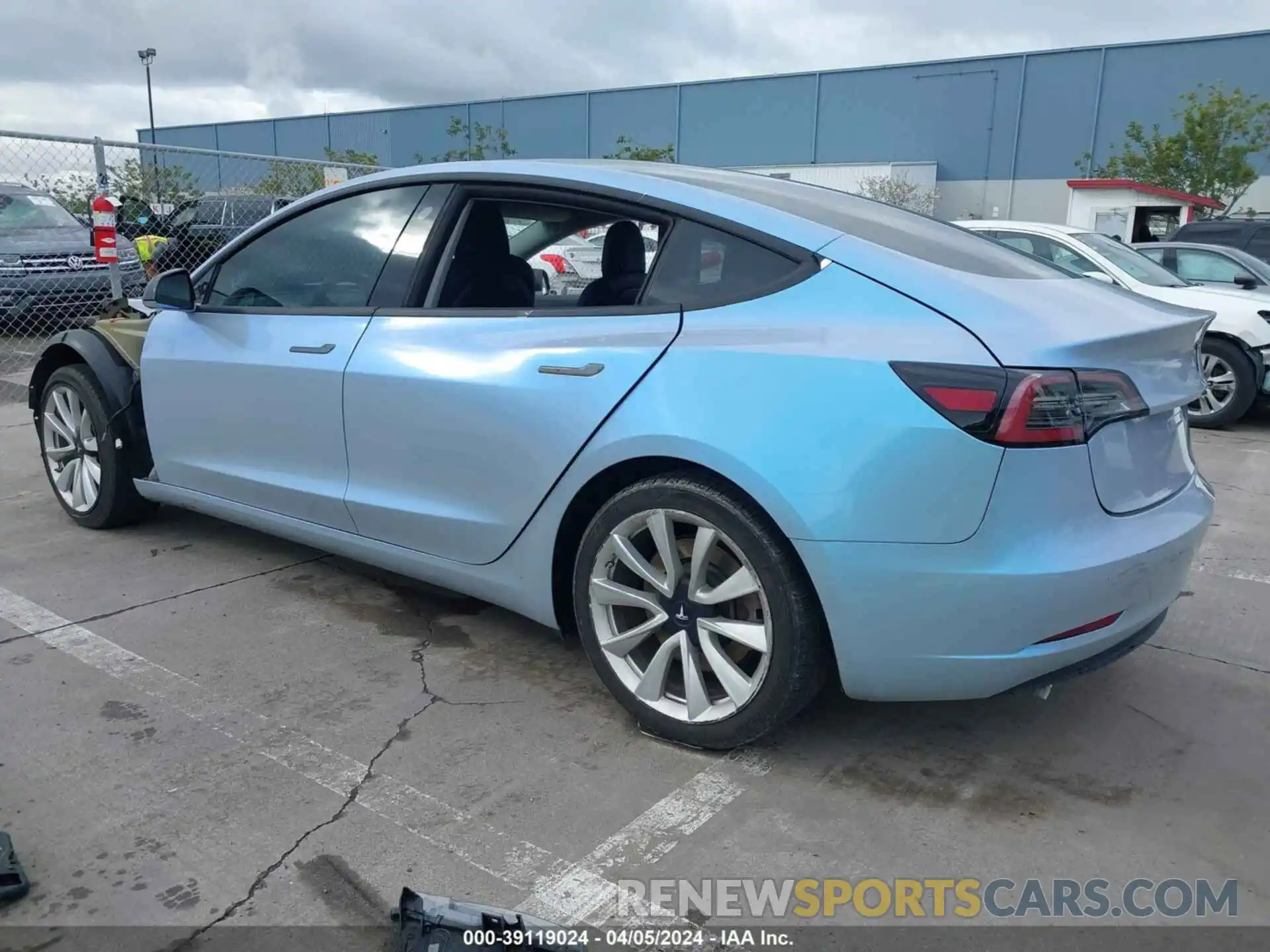 3 Photograph of a damaged car 5YJ3E1EAXKF300381 TESLA MODEL 3 2019