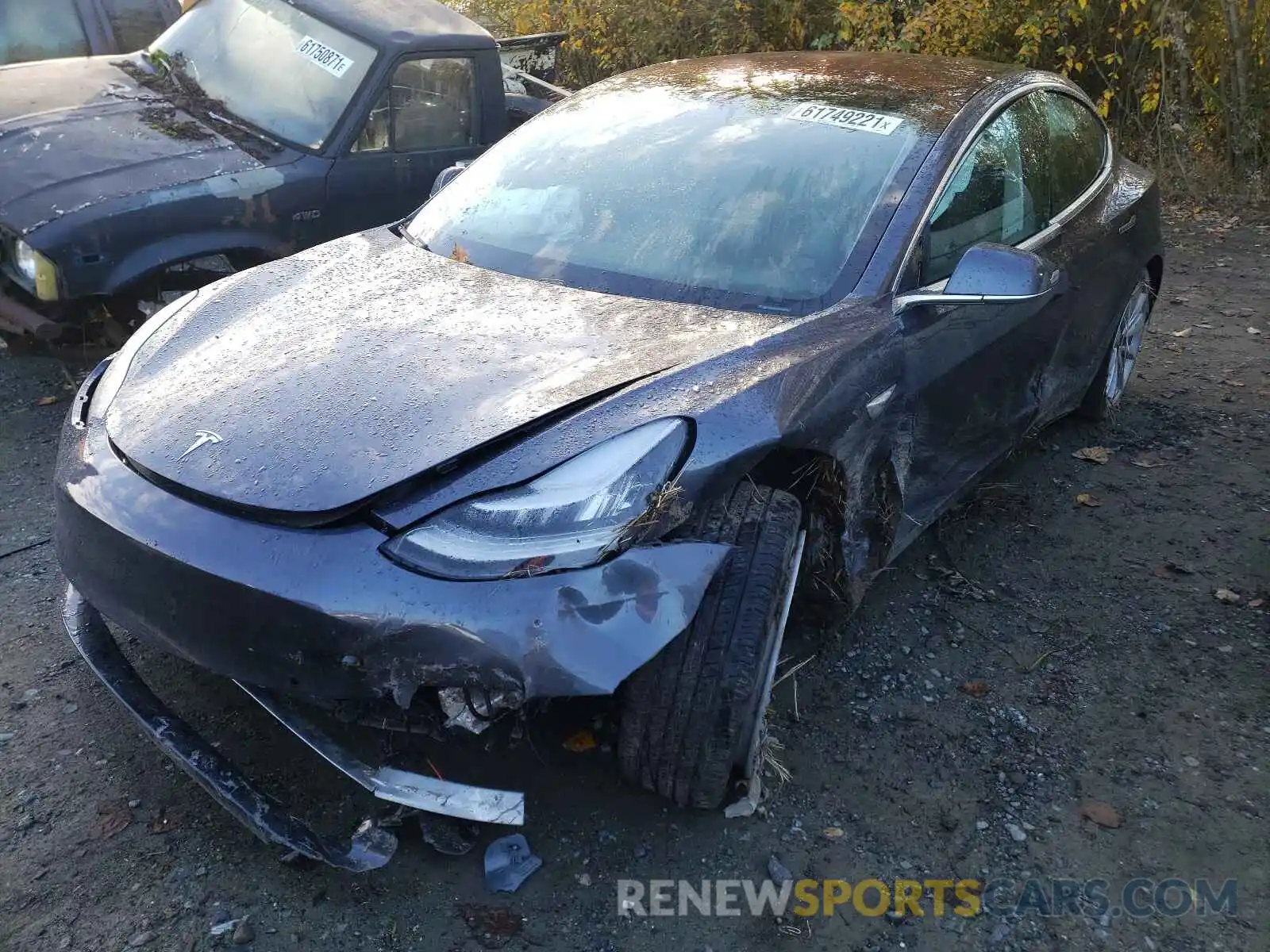 2 Фотография поврежденного автомобиля 5YJ3E1EAXKF300879 TESLA MODEL 3 2019