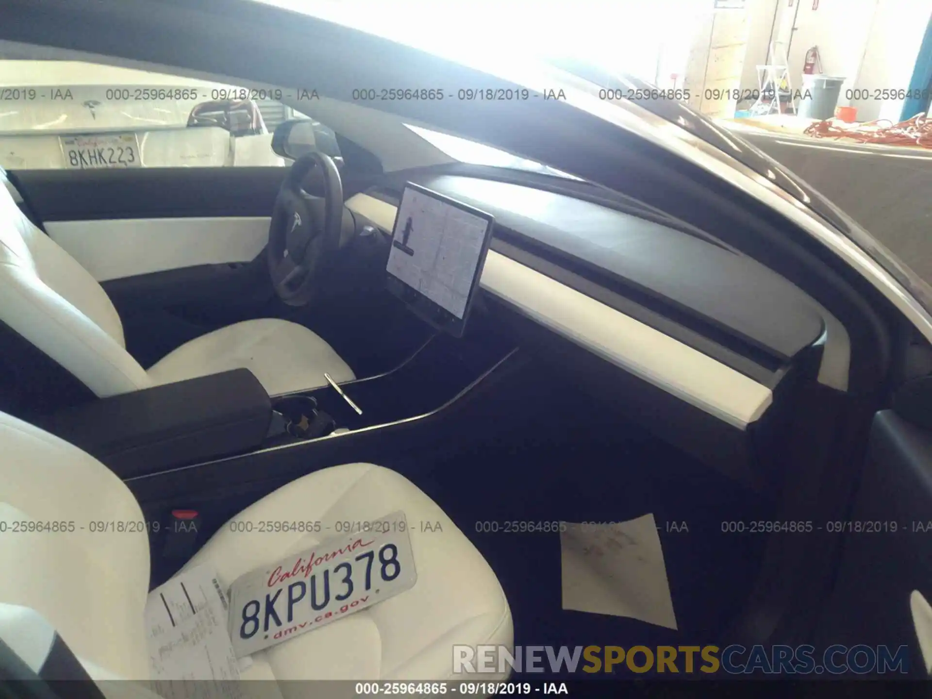 5 Photograph of a damaged car 5YJ3E1EAXKF302163 TESLA MODEL 3 2019