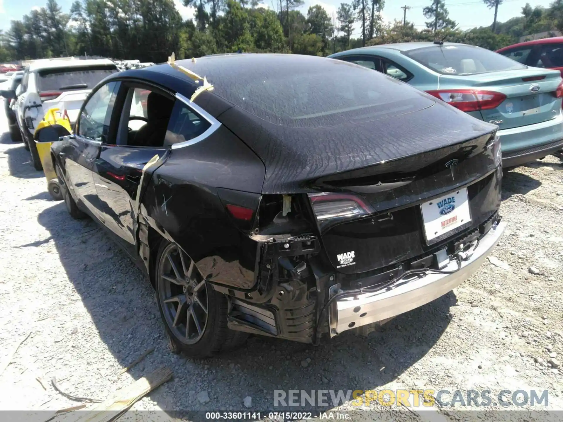 3 Photograph of a damaged car 5YJ3E1EAXKF304513 TESLA MODEL 3 2019