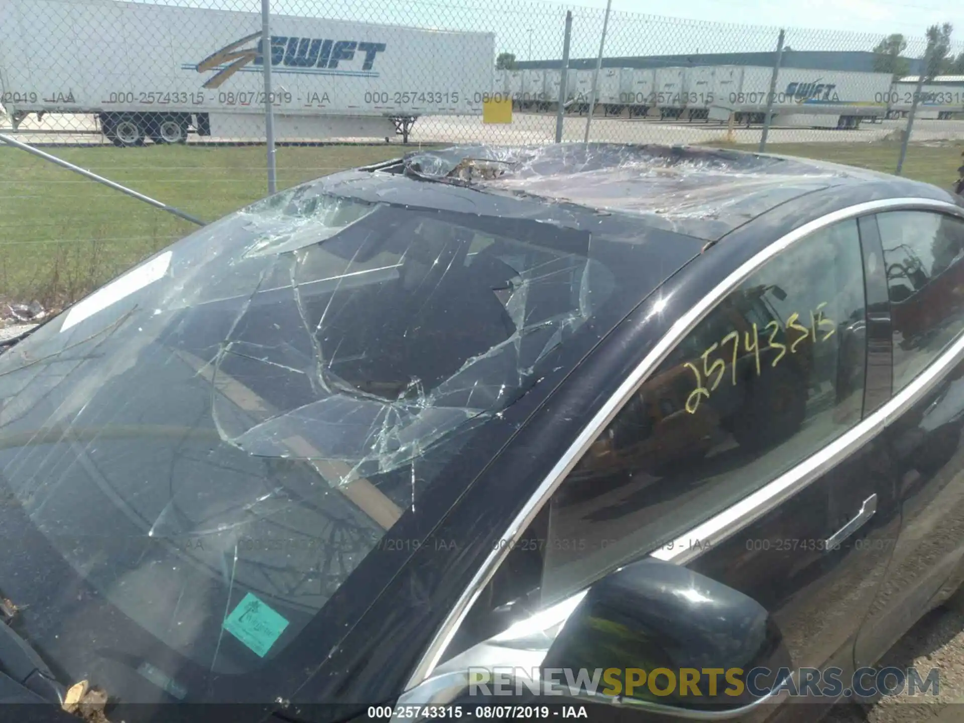 6 Photograph of a damaged car 5YJ3E1EAXKF304558 TESLA MODEL 3 2019