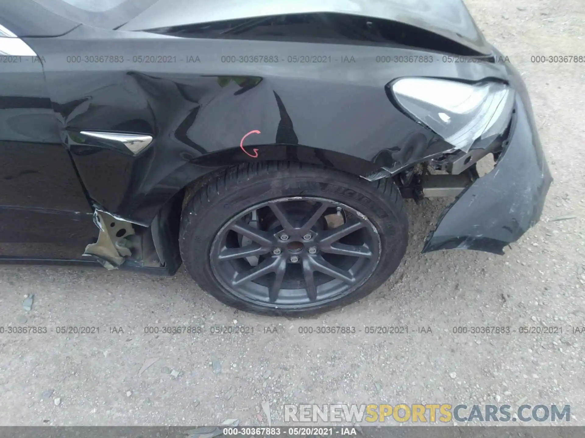 14 Photograph of a damaged car 5YJ3E1EAXKF305225 TESLA MODEL 3 2019