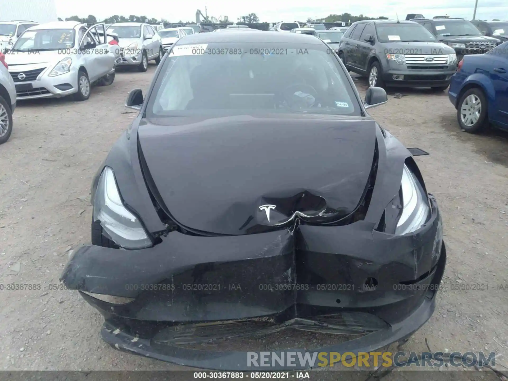 6 Photograph of a damaged car 5YJ3E1EAXKF305225 TESLA MODEL 3 2019