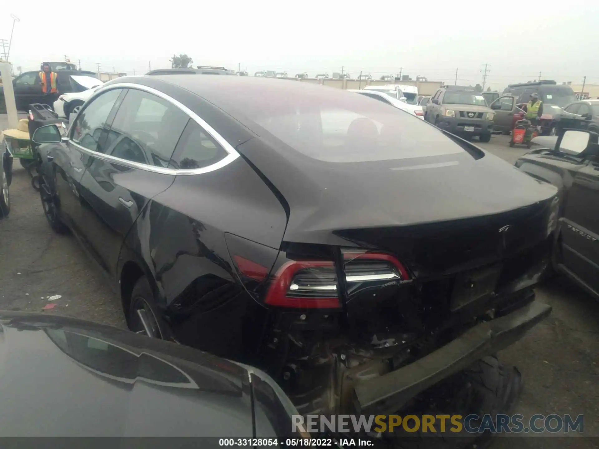 3 Photograph of a damaged car 5YJ3E1EAXKF305354 TESLA MODEL 3 2019