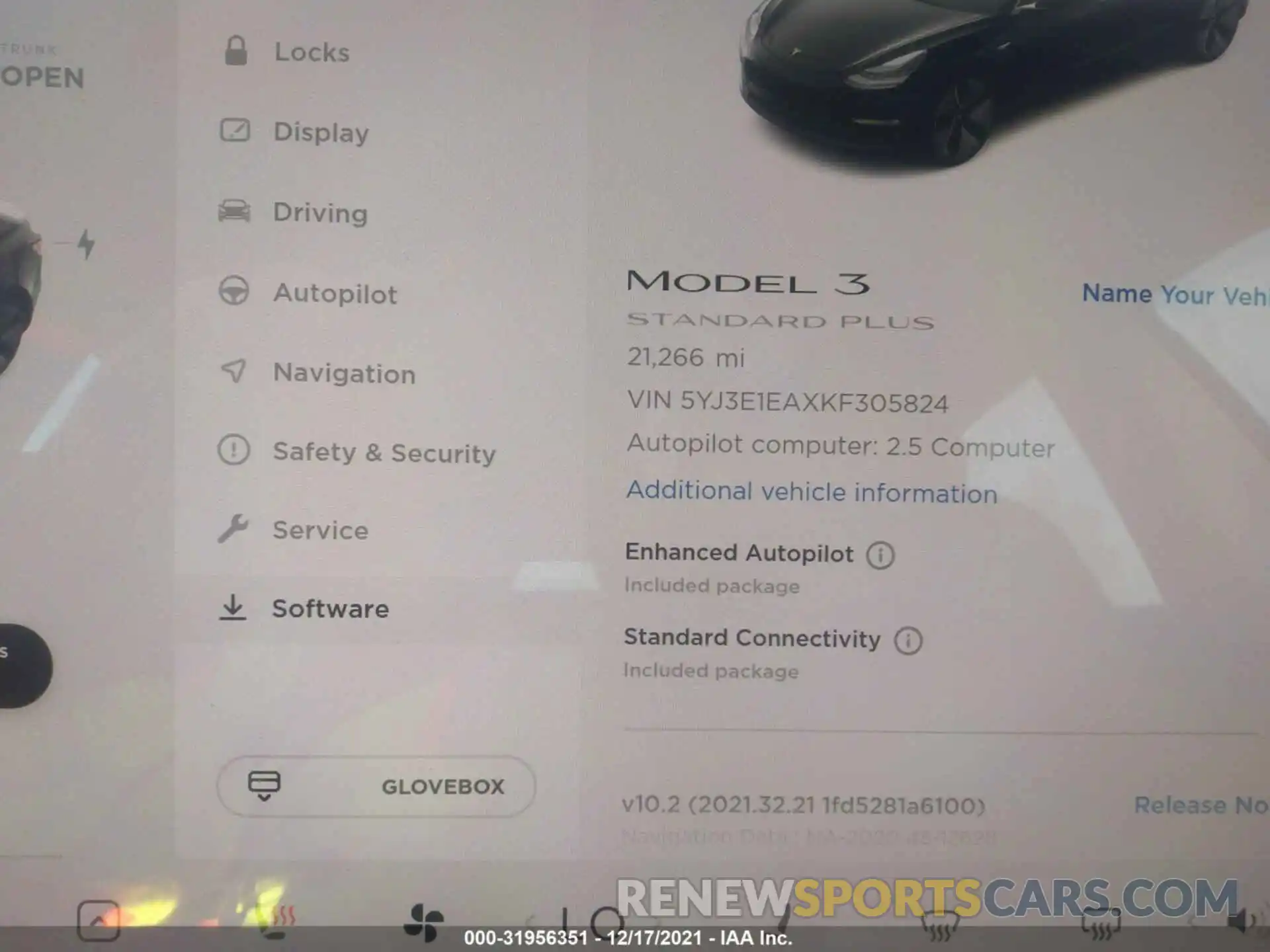 7 Фотография поврежденного автомобиля 5YJ3E1EAXKF305824 TESLA MODEL 3 2019