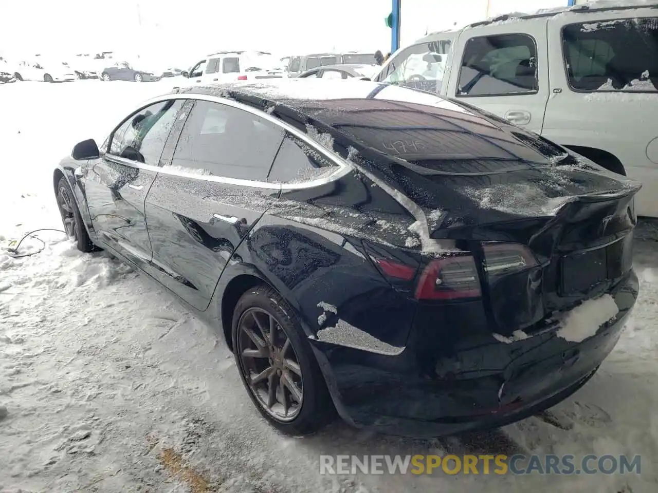 3 Photograph of a damaged car 5YJ3E1EAXKF306309 TESLA MODEL 3 2019