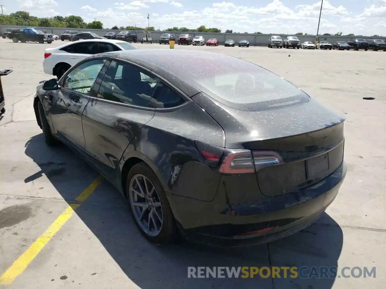 3 Photograph of a damaged car 5YJ3E1EAXKF306374 TESLA MODEL 3 2019