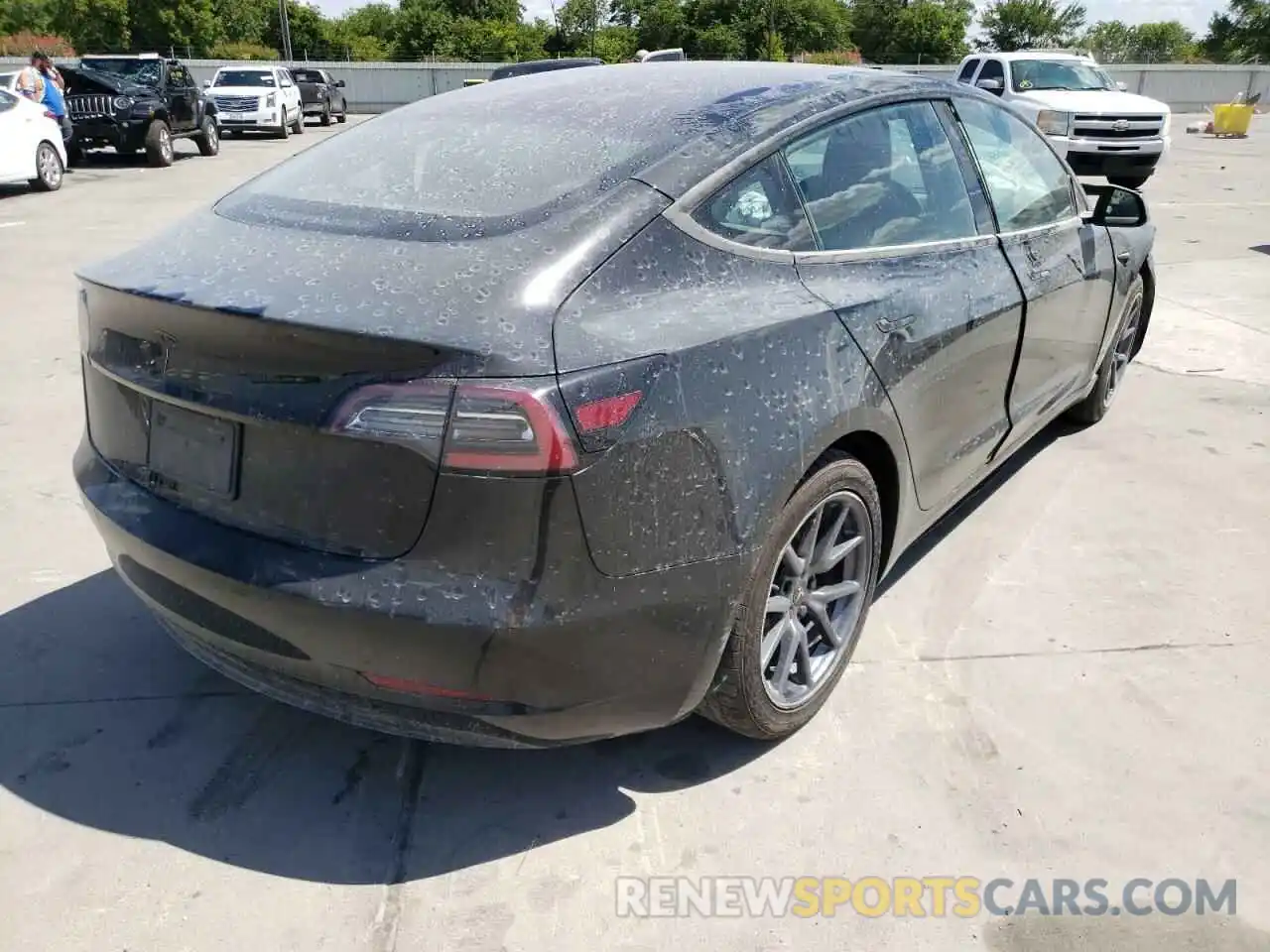 4 Photograph of a damaged car 5YJ3E1EAXKF306374 TESLA MODEL 3 2019