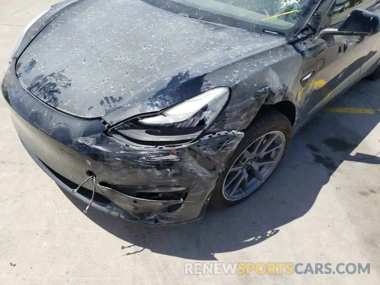 9 Photograph of a damaged car 5YJ3E1EAXKF306374 TESLA MODEL 3 2019