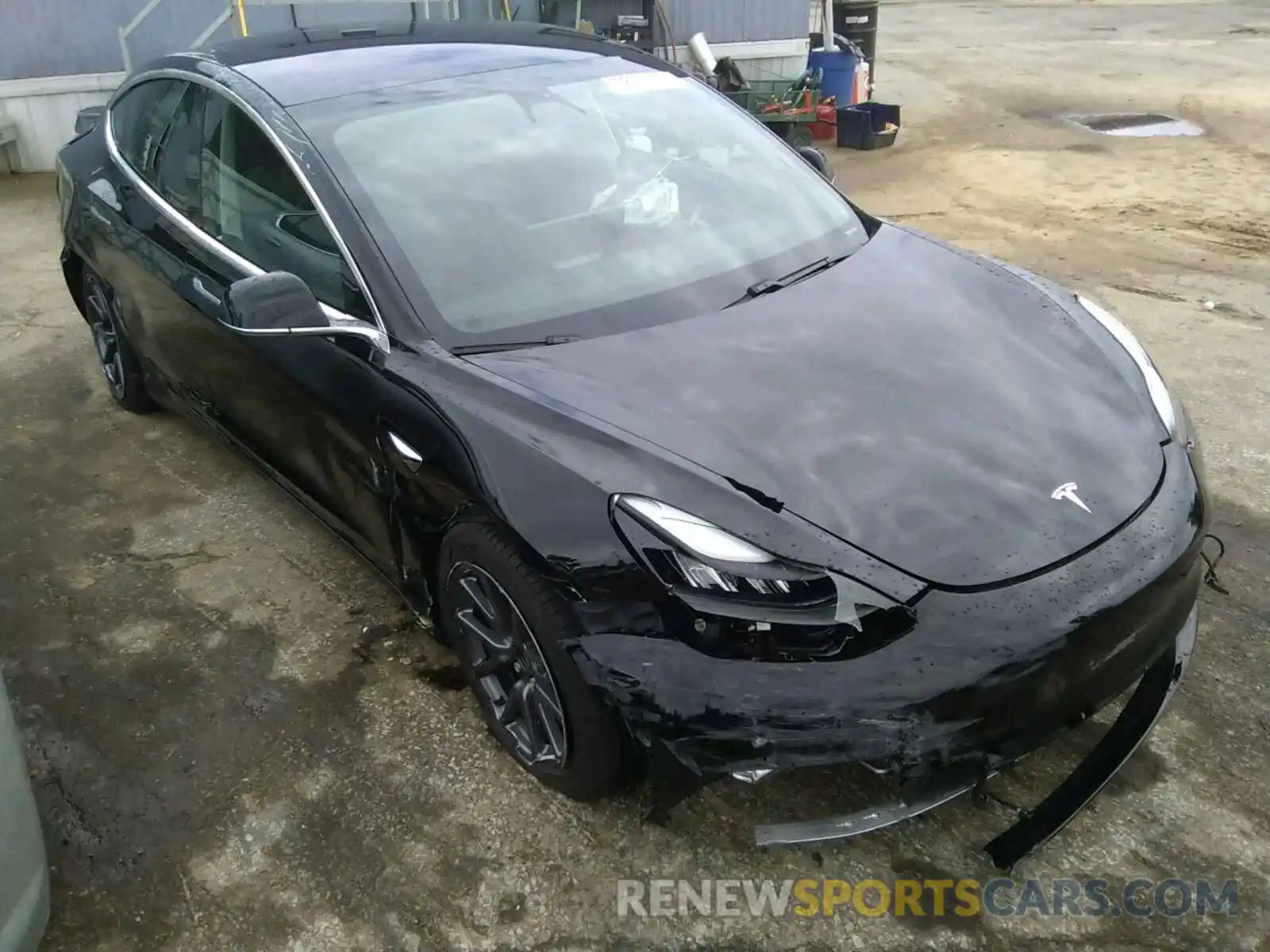 1 Photograph of a damaged car 5YJ3E1EAXKF306892 TESLA MODEL 3 2019