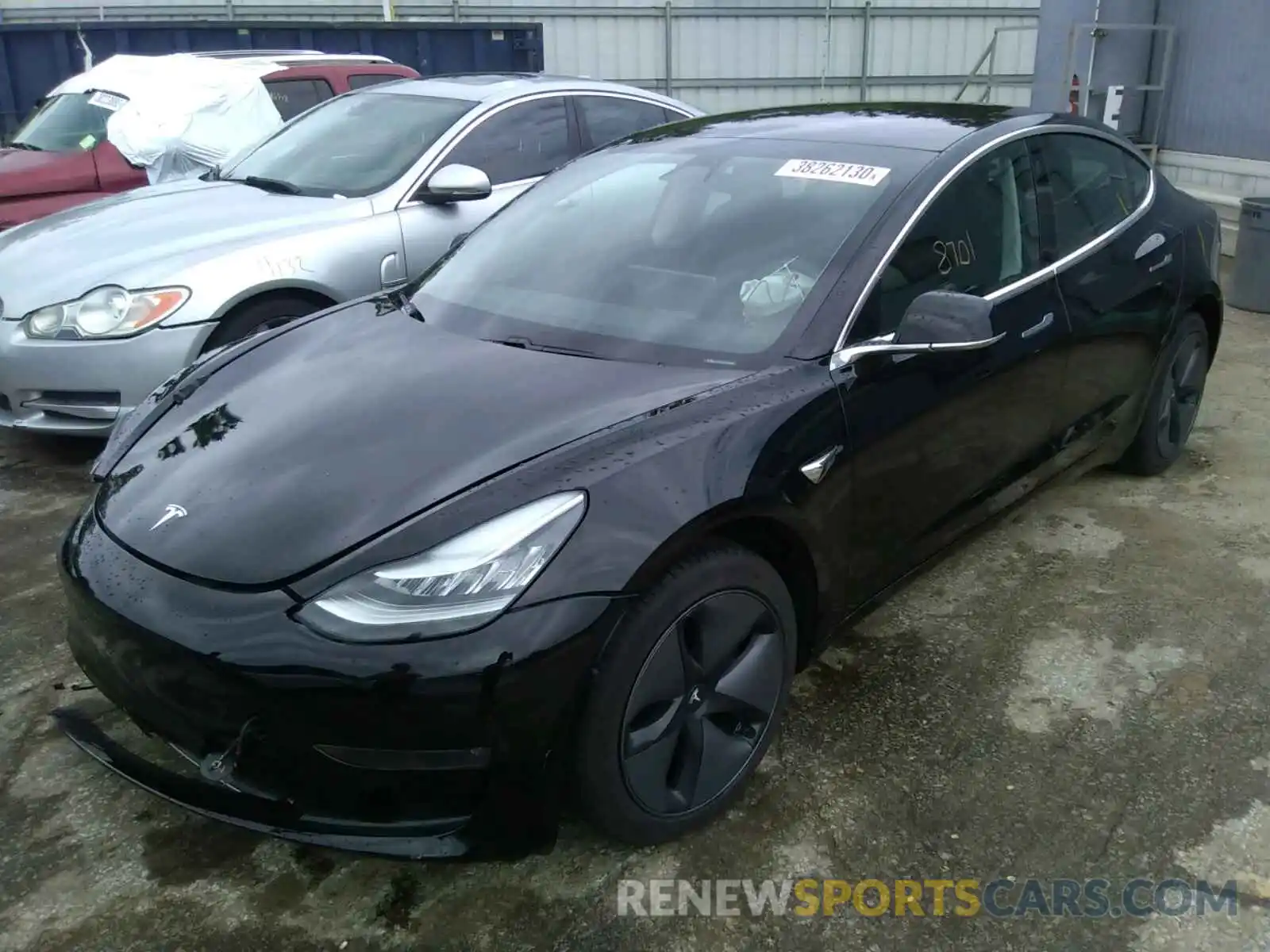 2 Photograph of a damaged car 5YJ3E1EAXKF306892 TESLA MODEL 3 2019