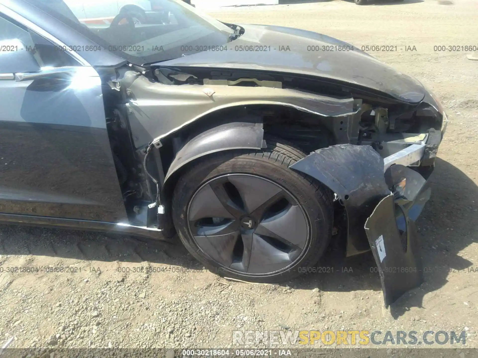 6 Photograph of a damaged car 5YJ3E1EAXKF307458 TESLA MODEL 3 2019