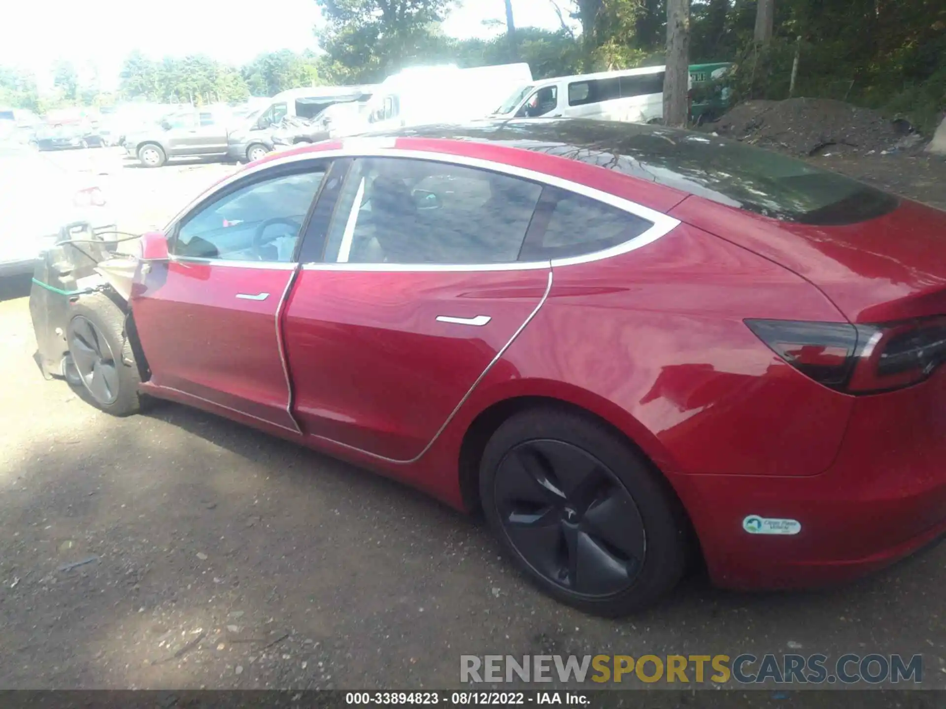 3 Photograph of a damaged car 5YJ3E1EAXKF308576 TESLA MODEL 3 2019