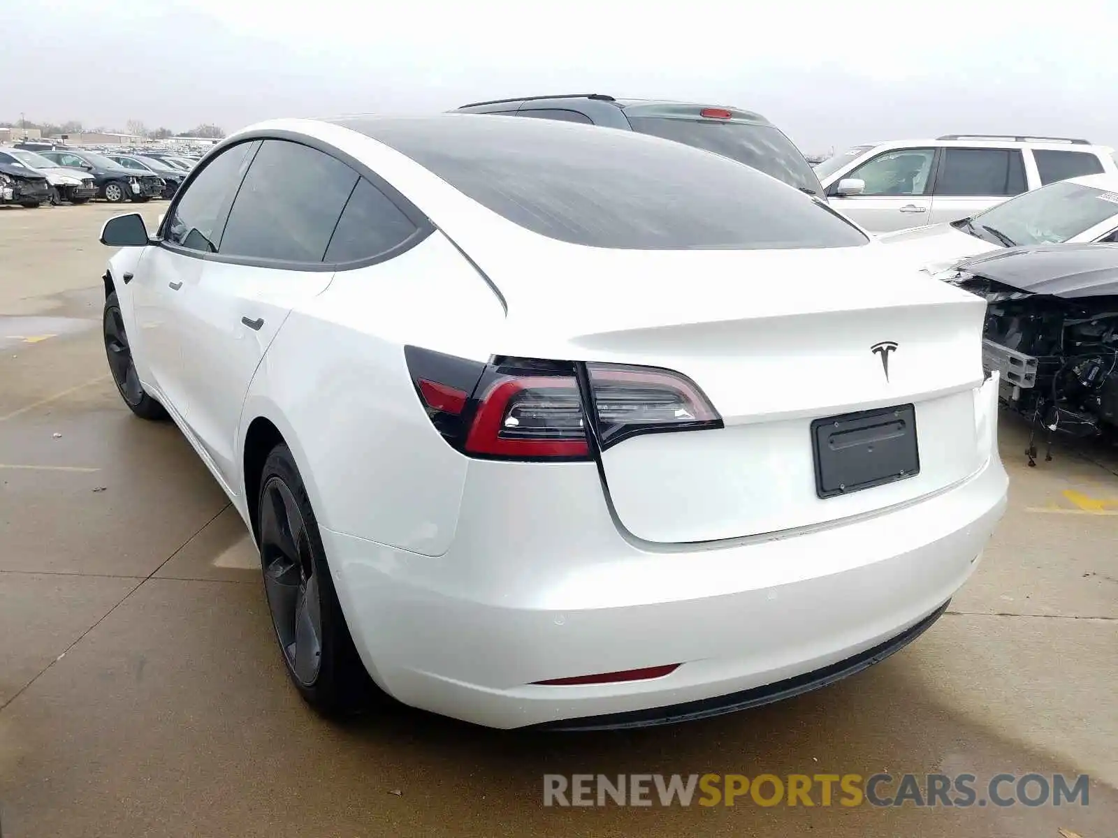 3 Photograph of a damaged car 5YJ3E1EAXKF309856 TESLA MODEL 3 2019