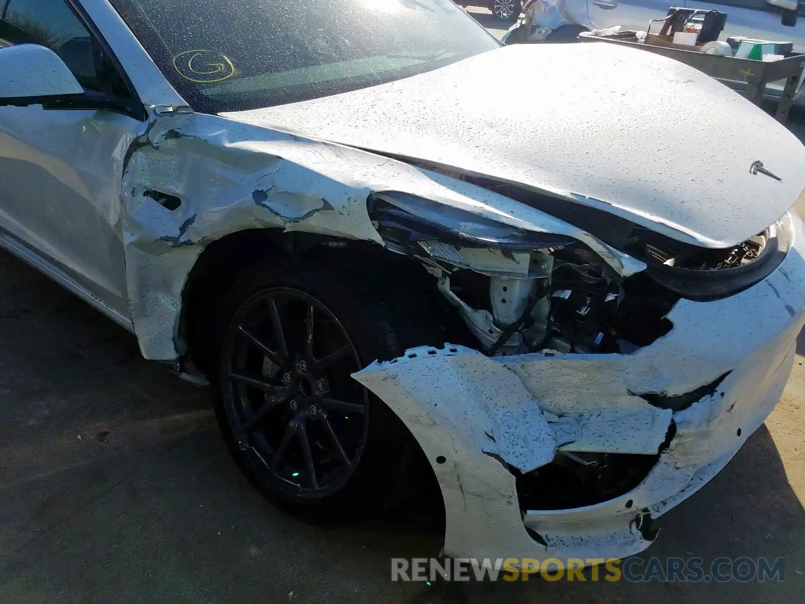 9 Photograph of a damaged car 5YJ3E1EAXKF309856 TESLA MODEL 3 2019