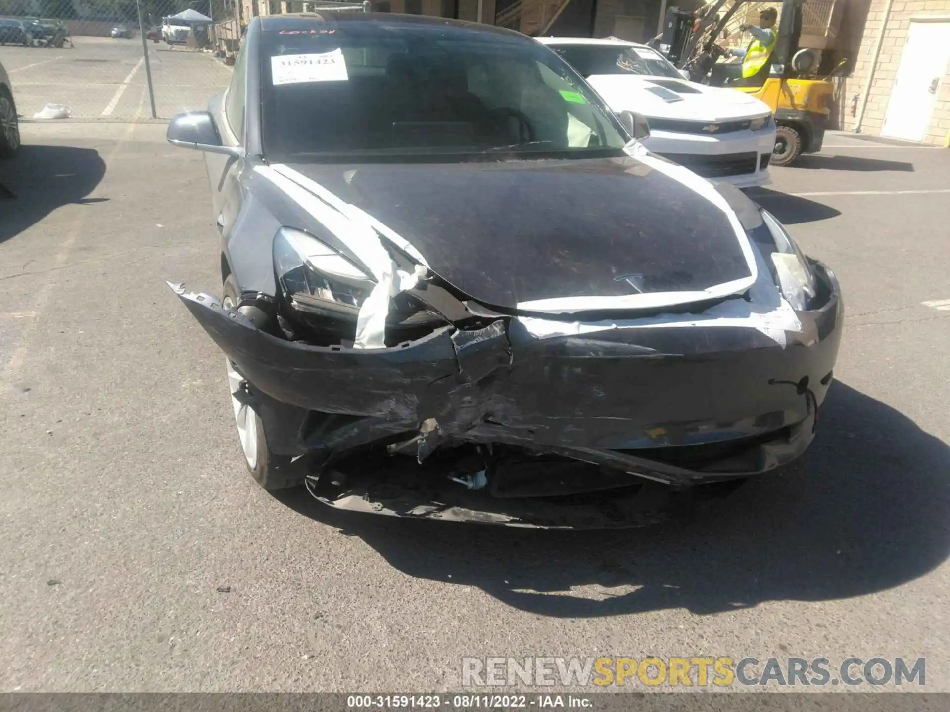 6 Photograph of a damaged car 5YJ3E1EAXKF314345 TESLA MODEL 3 2019