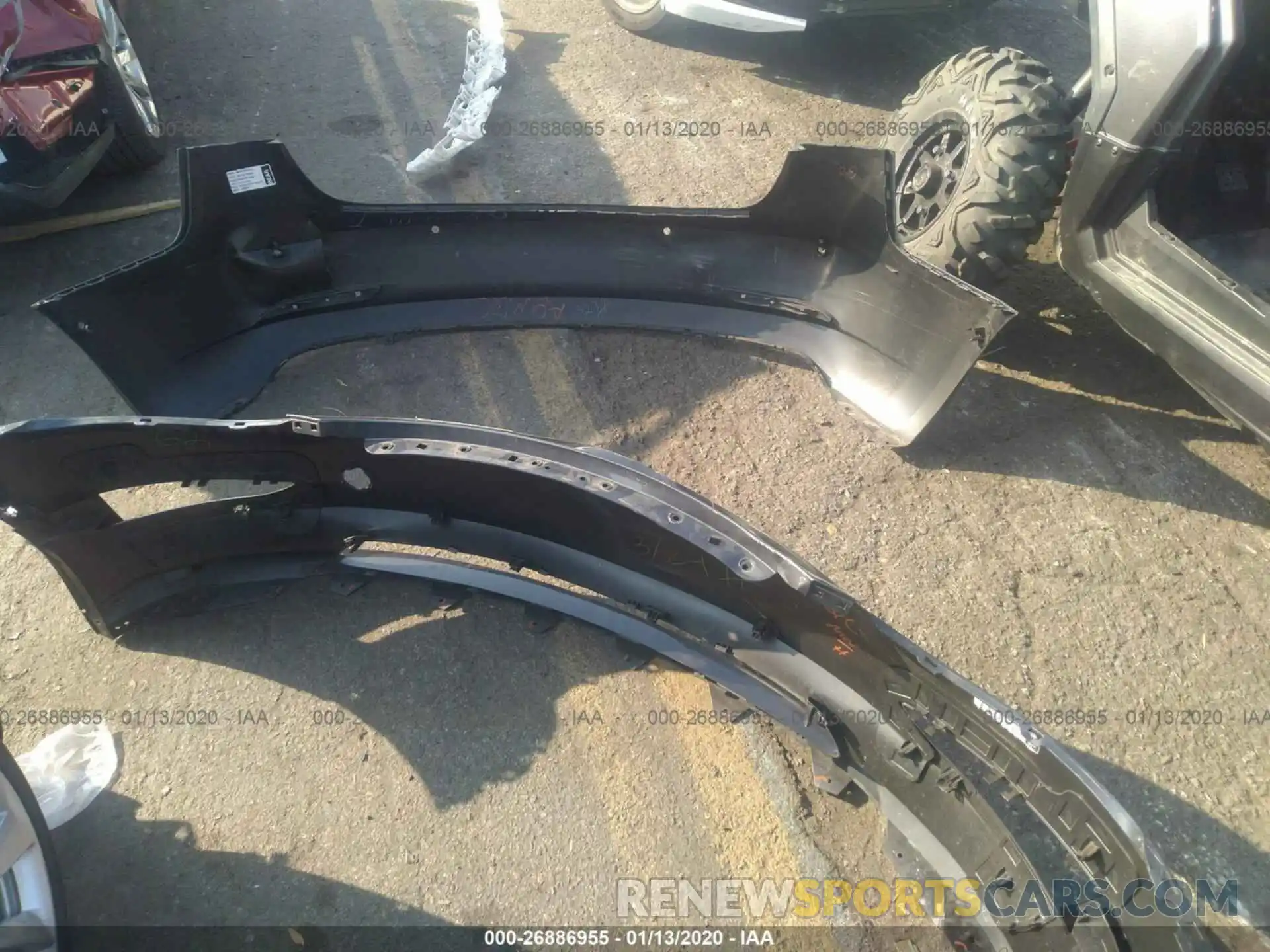 6 Photograph of a damaged car 5YJ3E1EAXKF314393 TESLA MODEL 3 2019