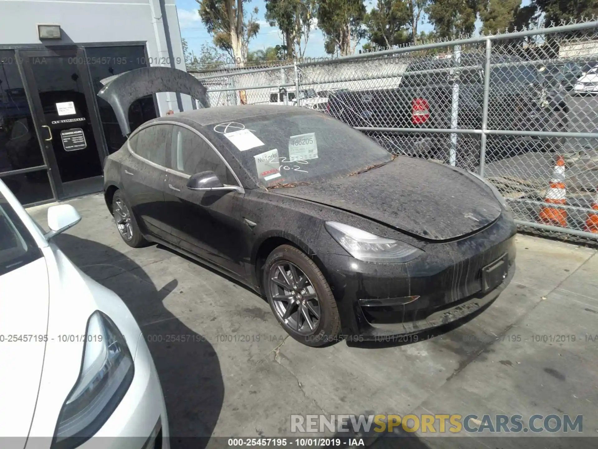 1 Photograph of a damaged car 5YJ3E1EAXKF316788 TESLA MODEL 3 2019