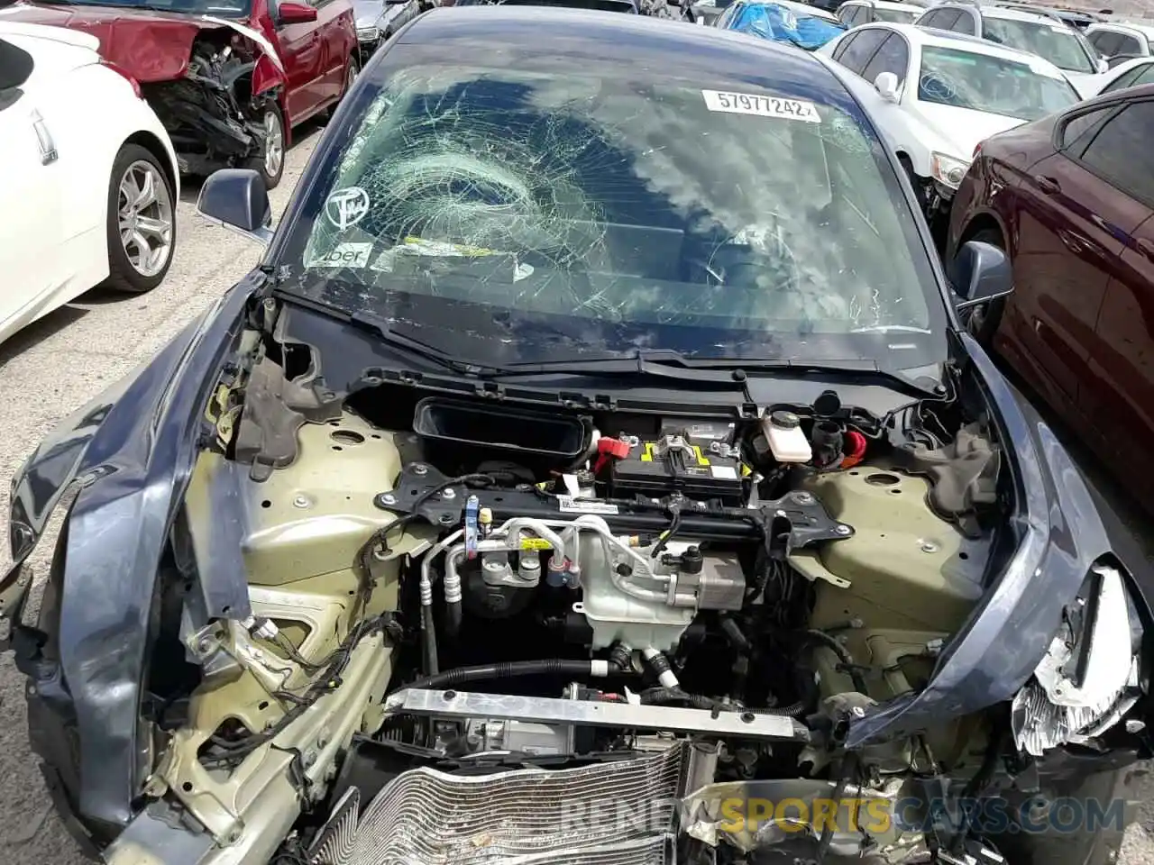 7 Photograph of a damaged car 5YJ3E1EAXKF317178 TESLA MODEL 3 2019