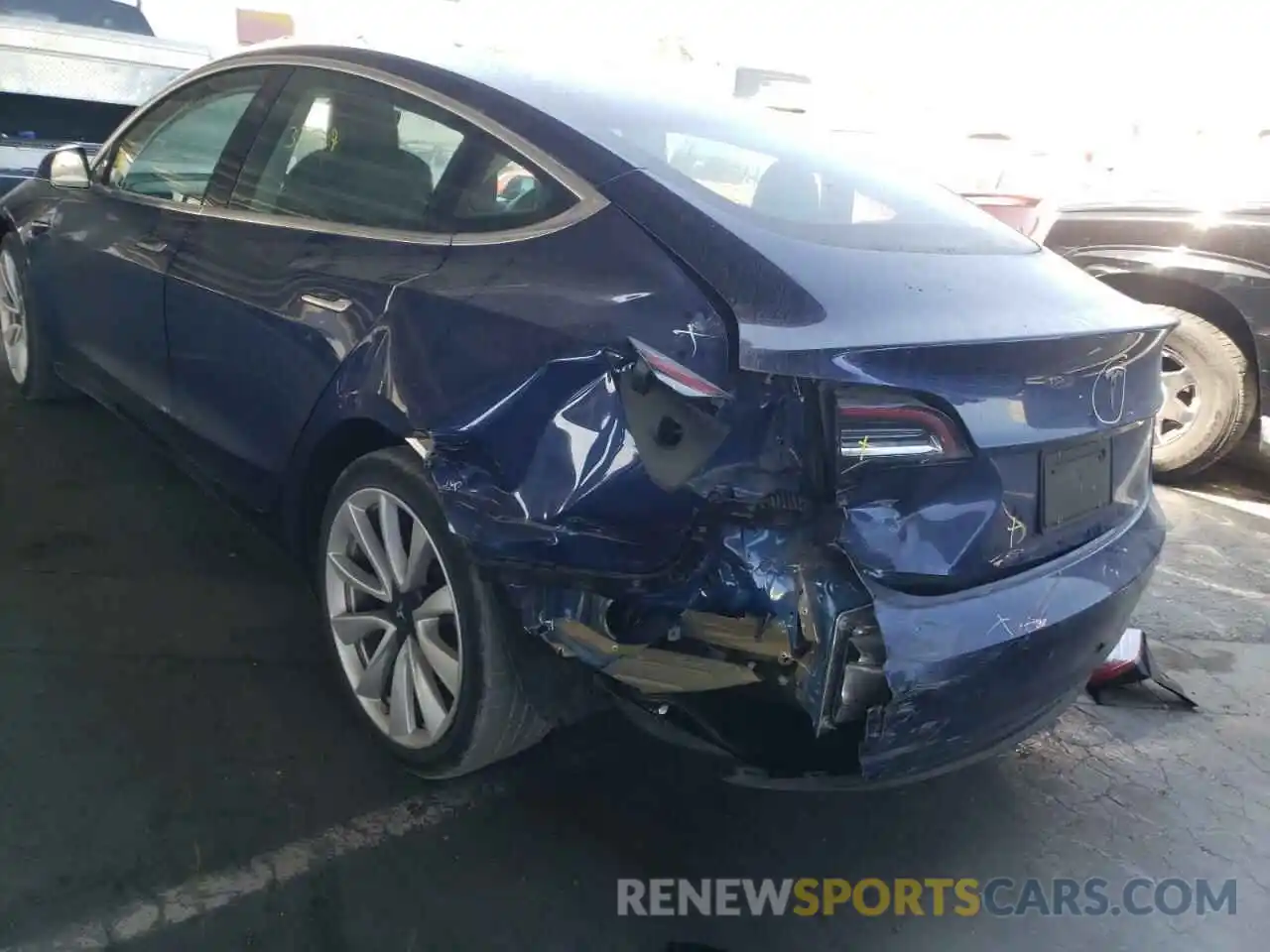 9 Photograph of a damaged car 5YJ3E1EAXKF317777 TESLA MODEL 3 2019