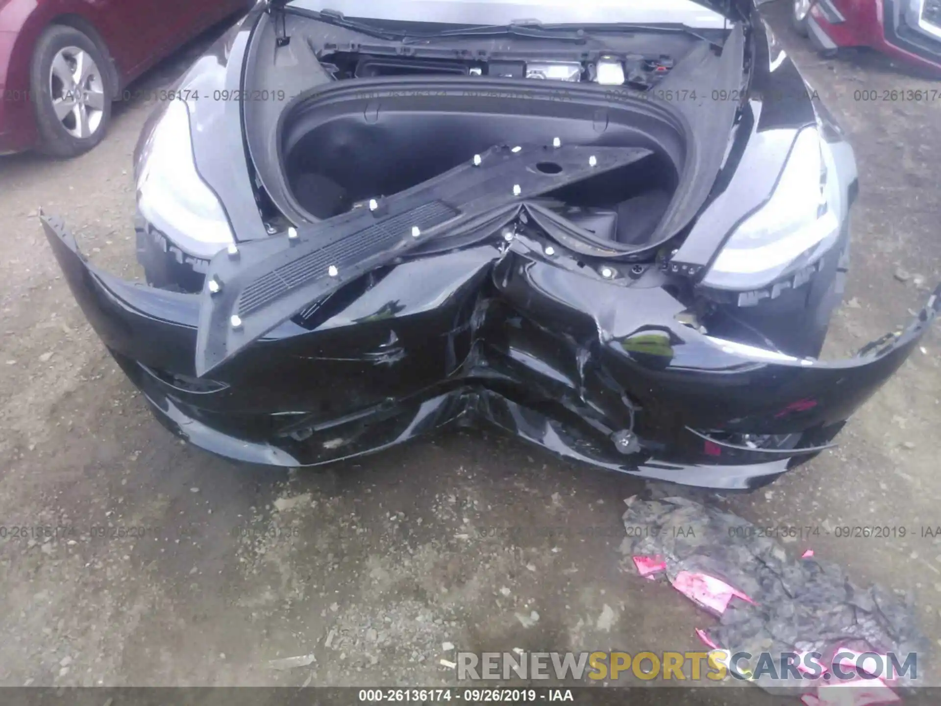 6 Photograph of a damaged car 5YJ3E1EAXKF317861 TESLA MODEL 3 2019