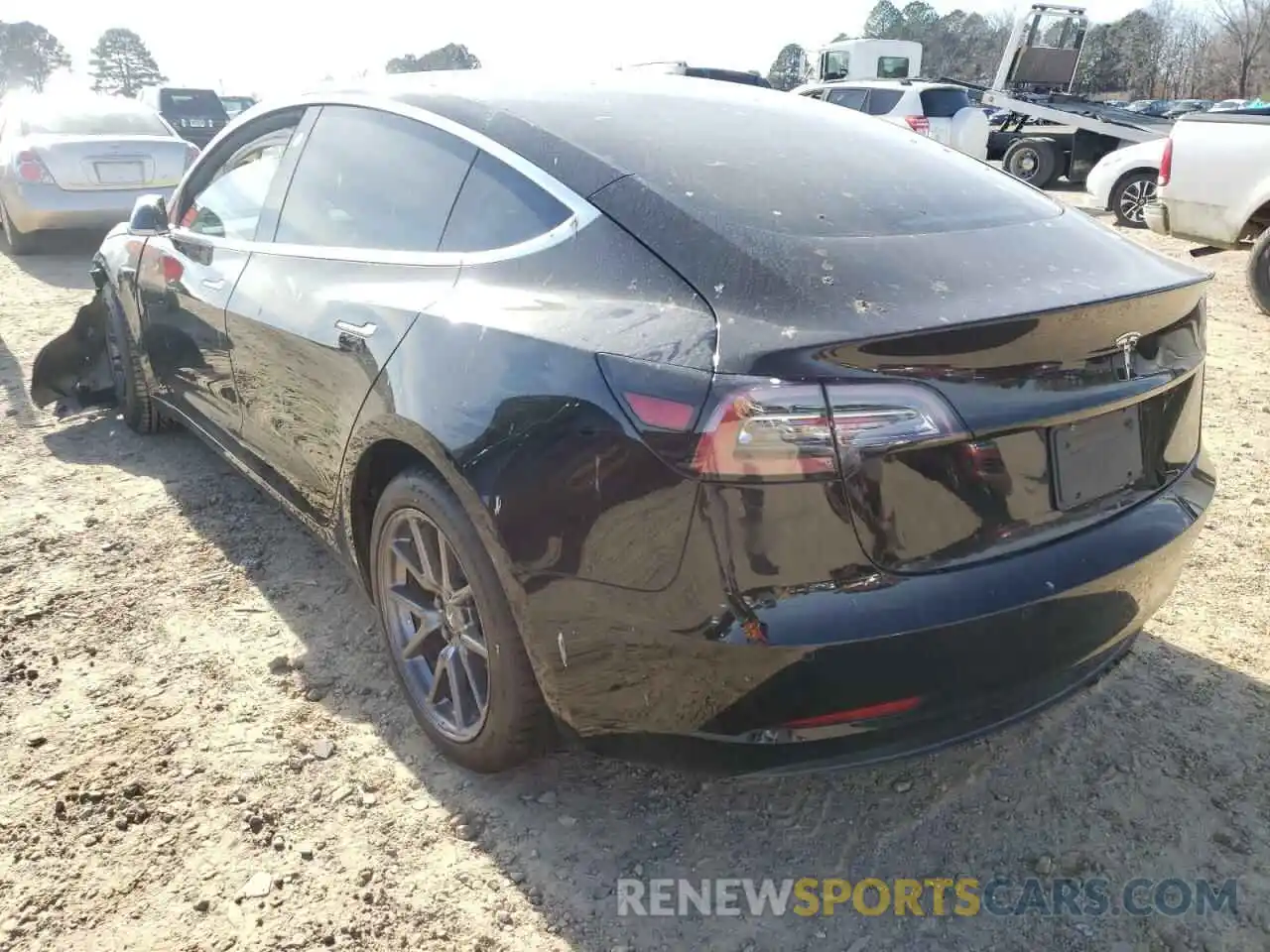 3 Photograph of a damaged car 5YJ3E1EAXKF324177 TESLA MODEL 3 2019