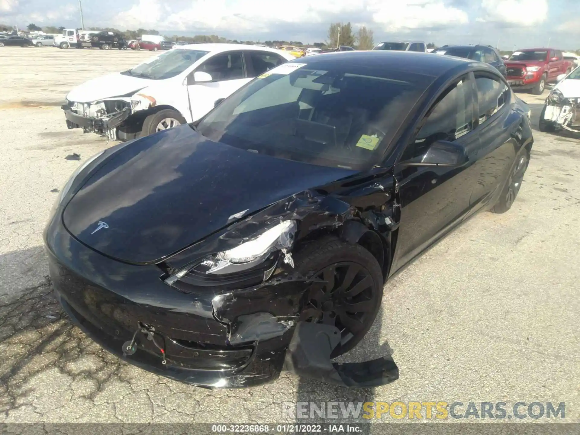 6 Photograph of a damaged car 5YJ3E1EAXKF325331 TESLA MODEL 3 2019