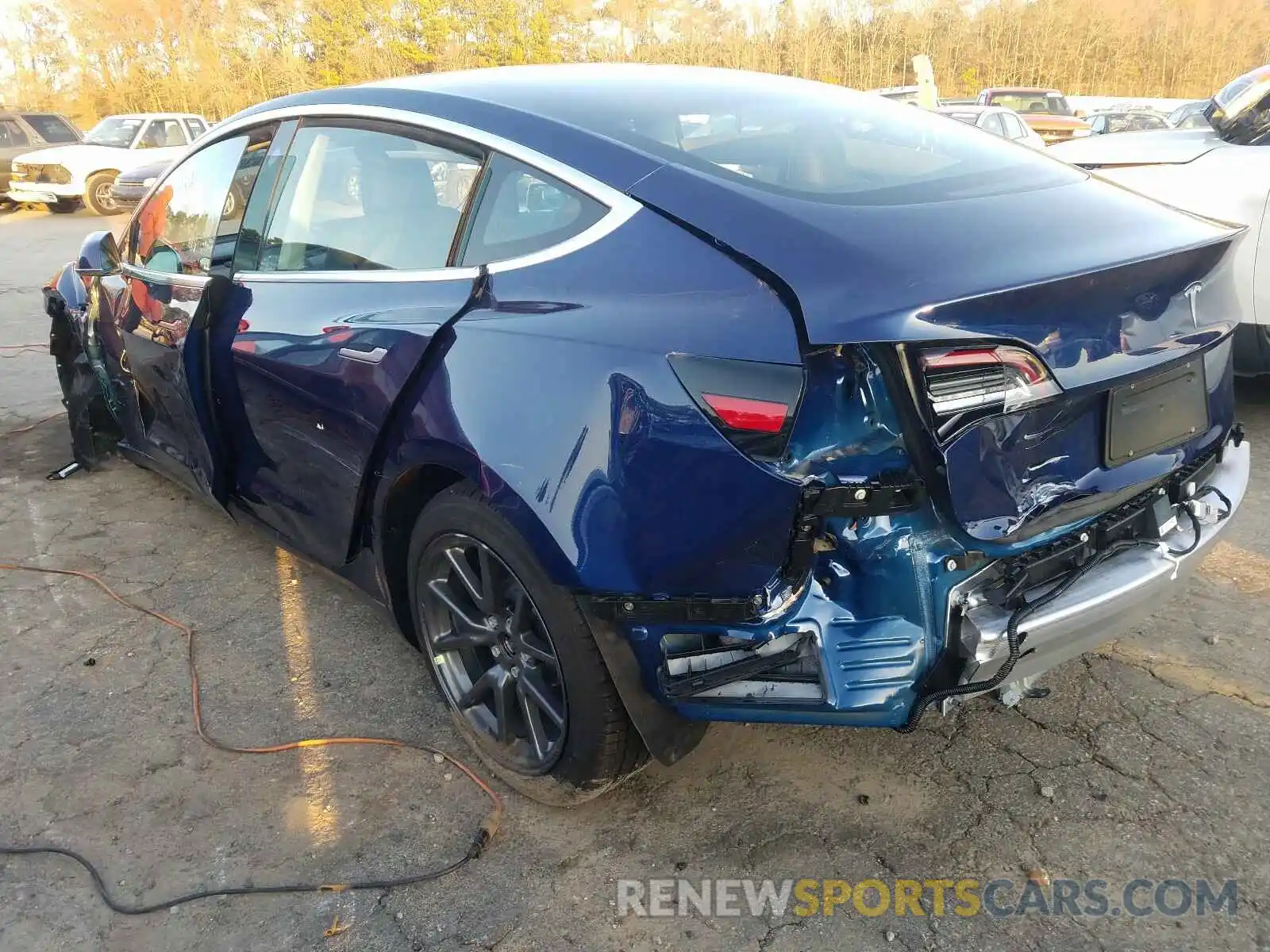 3 Photograph of a damaged car 5YJ3E1EAXKF326219 TESLA MODEL 3 2019