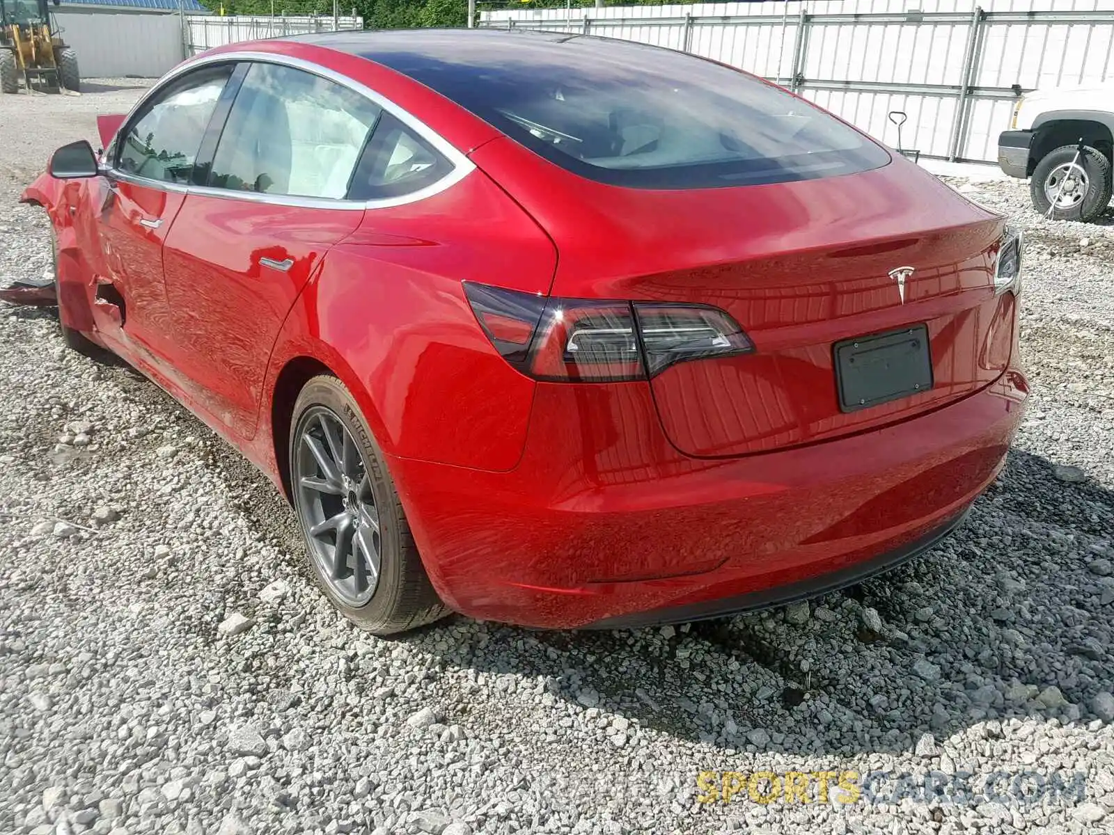 3 Photograph of a damaged car 5YJ3E1EAXKF332392 TESLA MODEL 3 2019