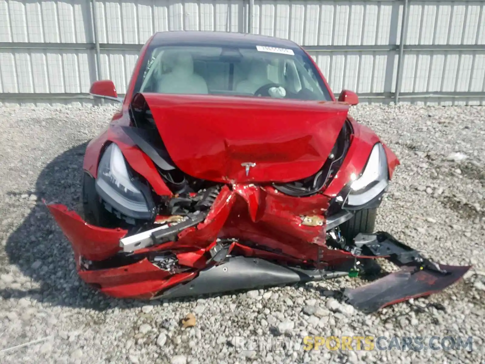 9 Photograph of a damaged car 5YJ3E1EAXKF332392 TESLA MODEL 3 2019