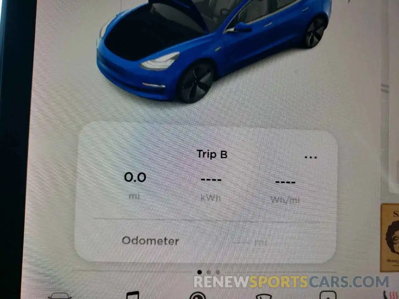 8 Photograph of a damaged car 5YJ3E1EAXKF332408 TESLA MODEL 3 2019